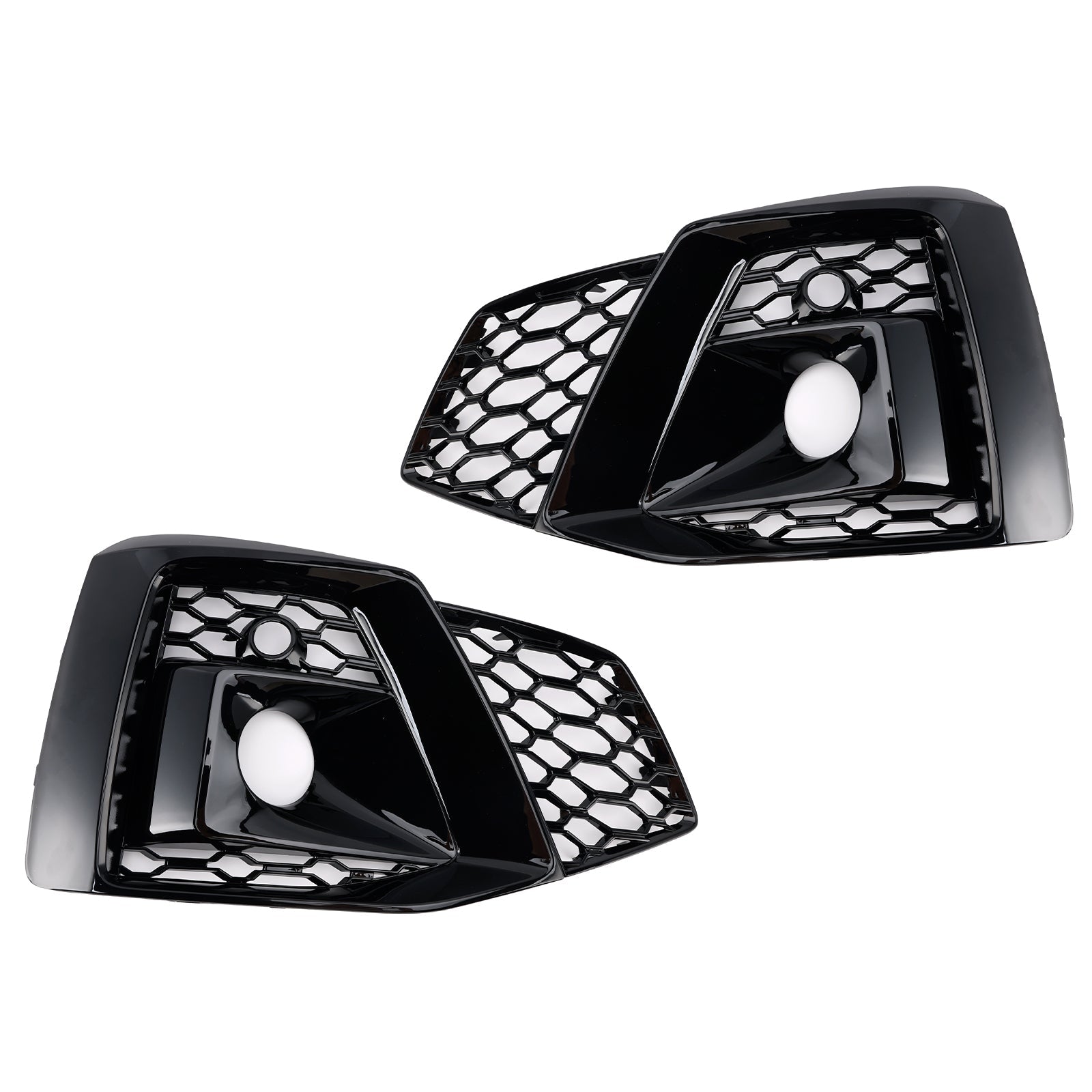 2020-2023 Audi A5 S-line S5 2PCS Front Bumper Fog Light Cover Grille 8W6807682T3Q7