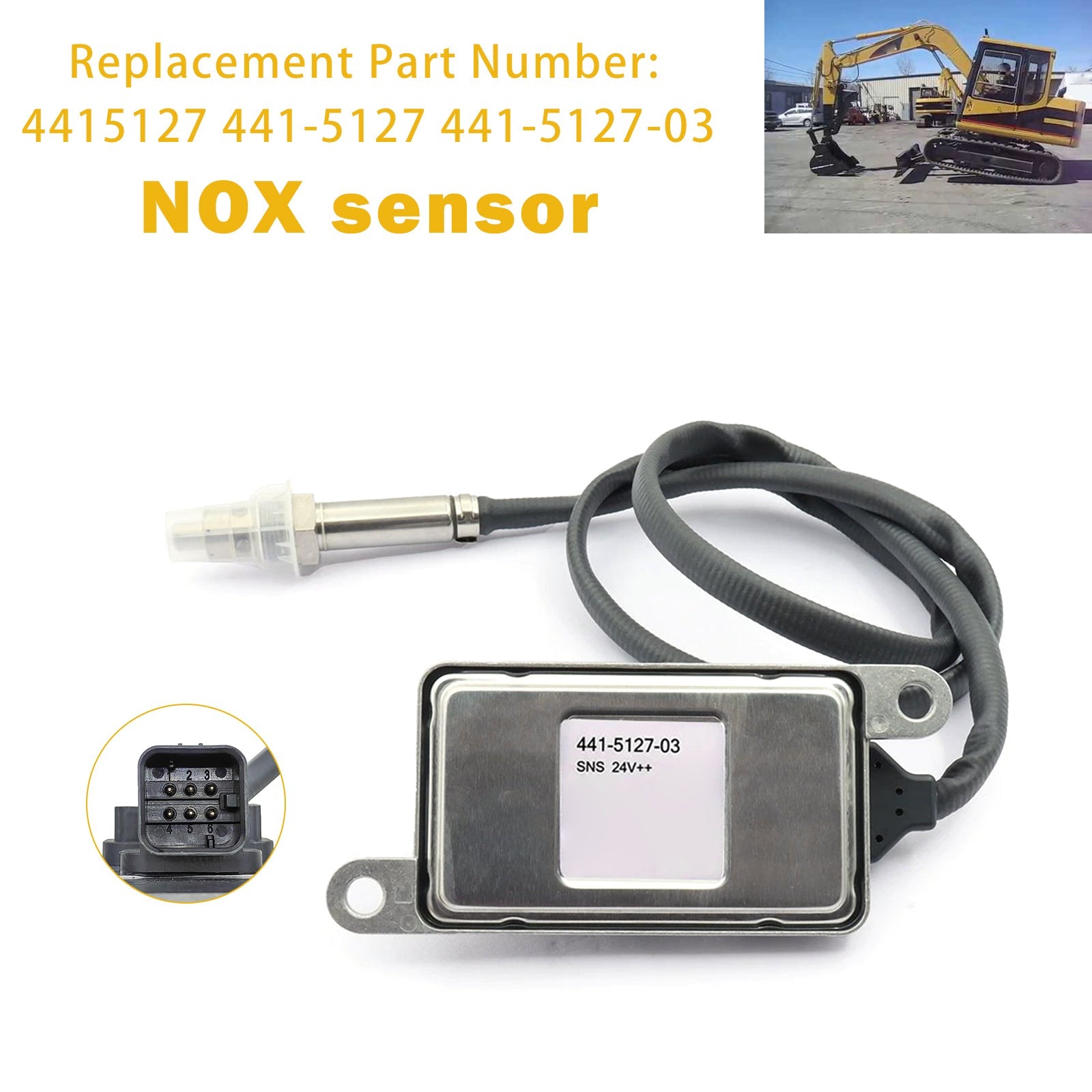 4415127 441-5127 441-5127-03 Nitrogen Oxide Nox Sensor For CAT Caterpillar