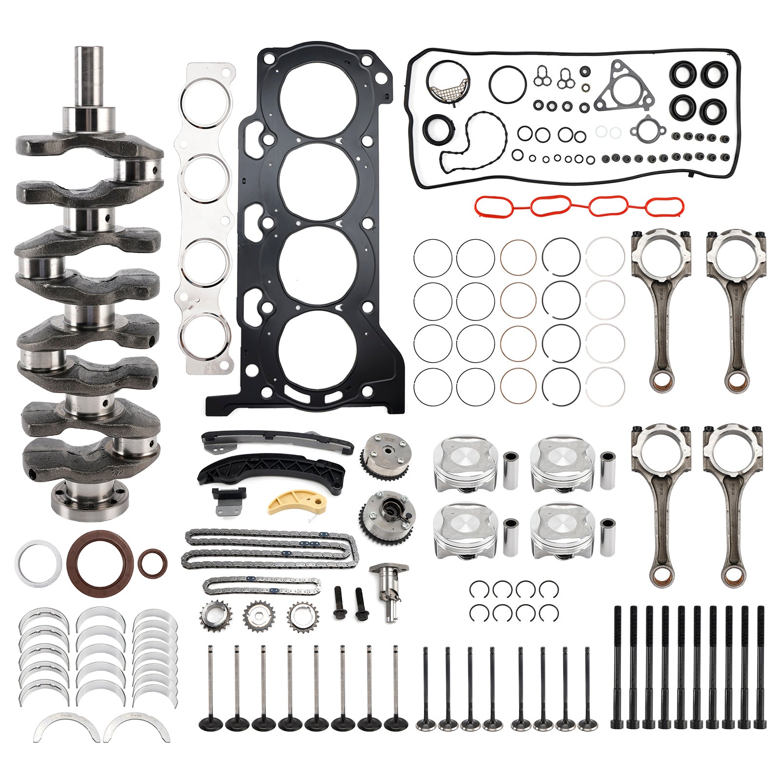 2017-2020 TOYOTA PRIUS PRIME 1.8L Engine Rebuild Overhaul Kit Crankshaft Rods Timing 2ZR-FE 11791-22020