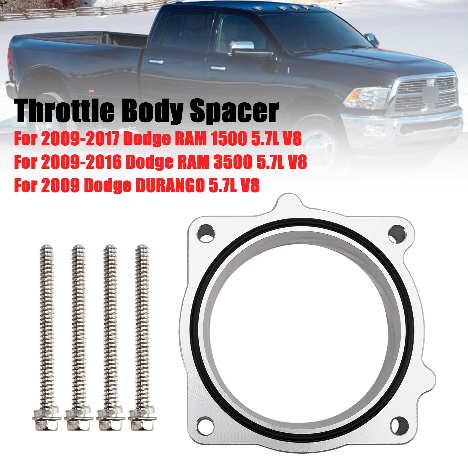 2009-2017 Dodge RAM 1500 5.7L V8 Throttle Body Spacer