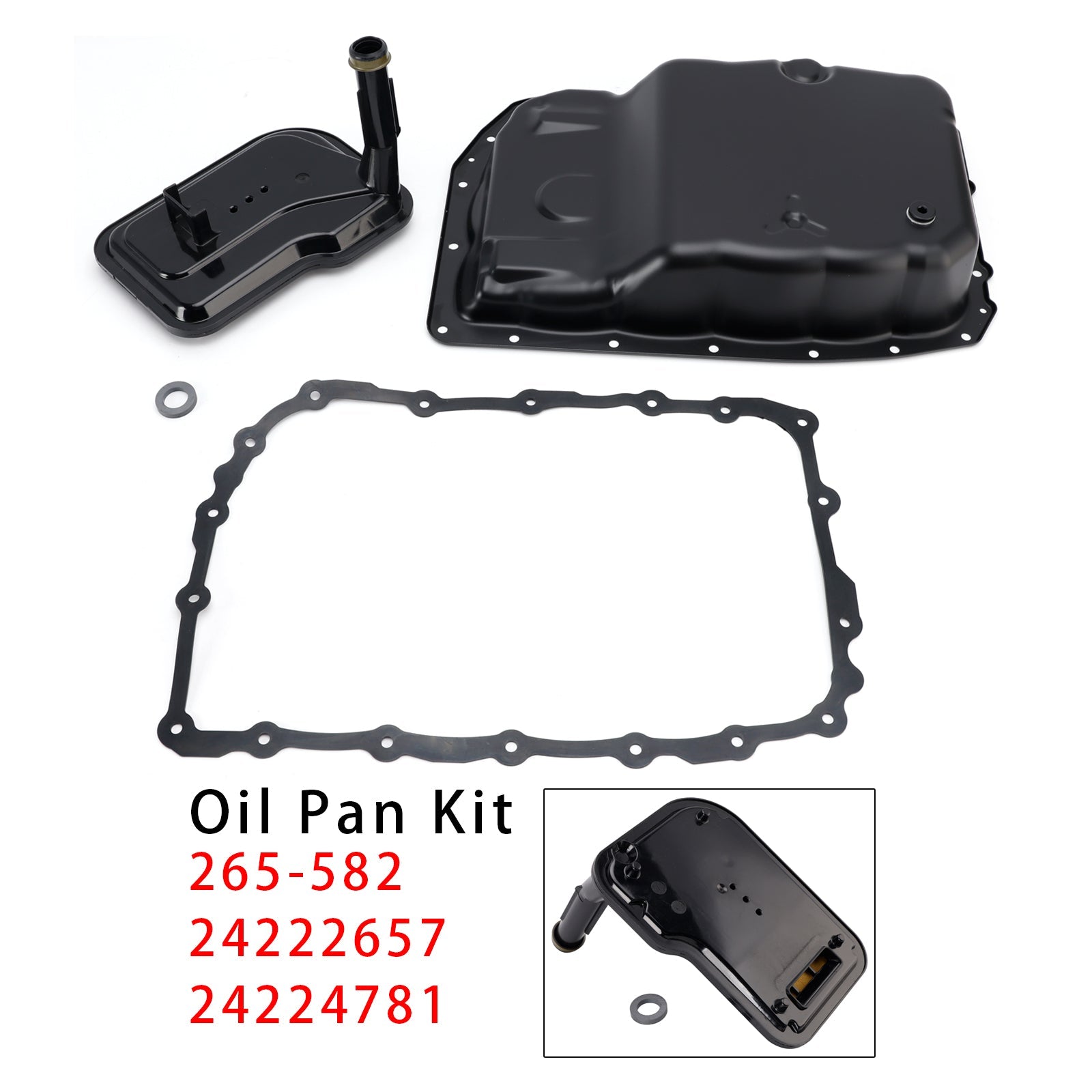 2007-2013 For Cadillac Escalade EXT 6L80 Transmission Oil Pan Kit 24224781