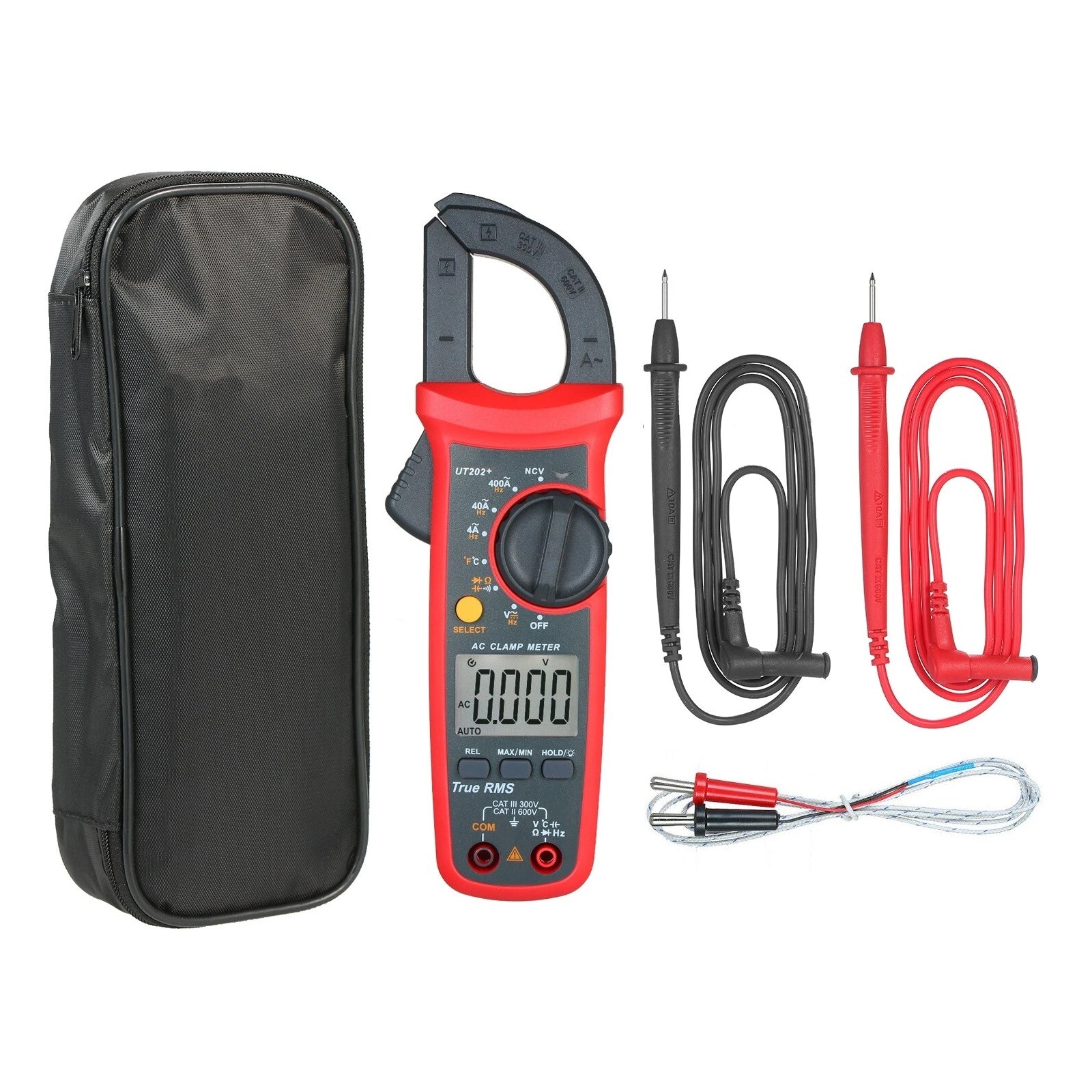 UT202+ Portable Multimeter Automatic Range True RMS Clamp Meter With LCD Display