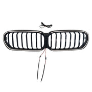 2021-2024 Fit BMW 5 Series G30 G38 Gloss Black Front Kidney Grill Grille