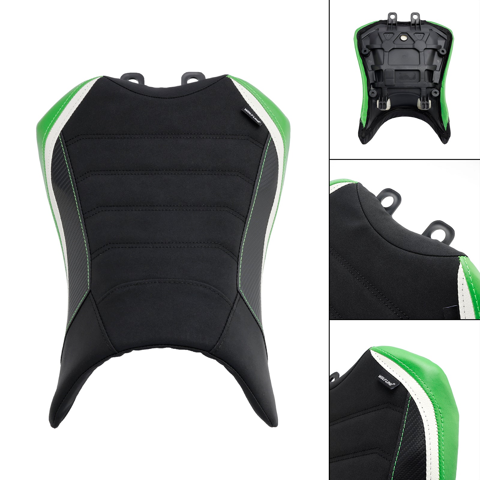 2022-2023 KAWASAKI Ninja 1000SX Front Driver Raider Seat Pillion Saddle Green