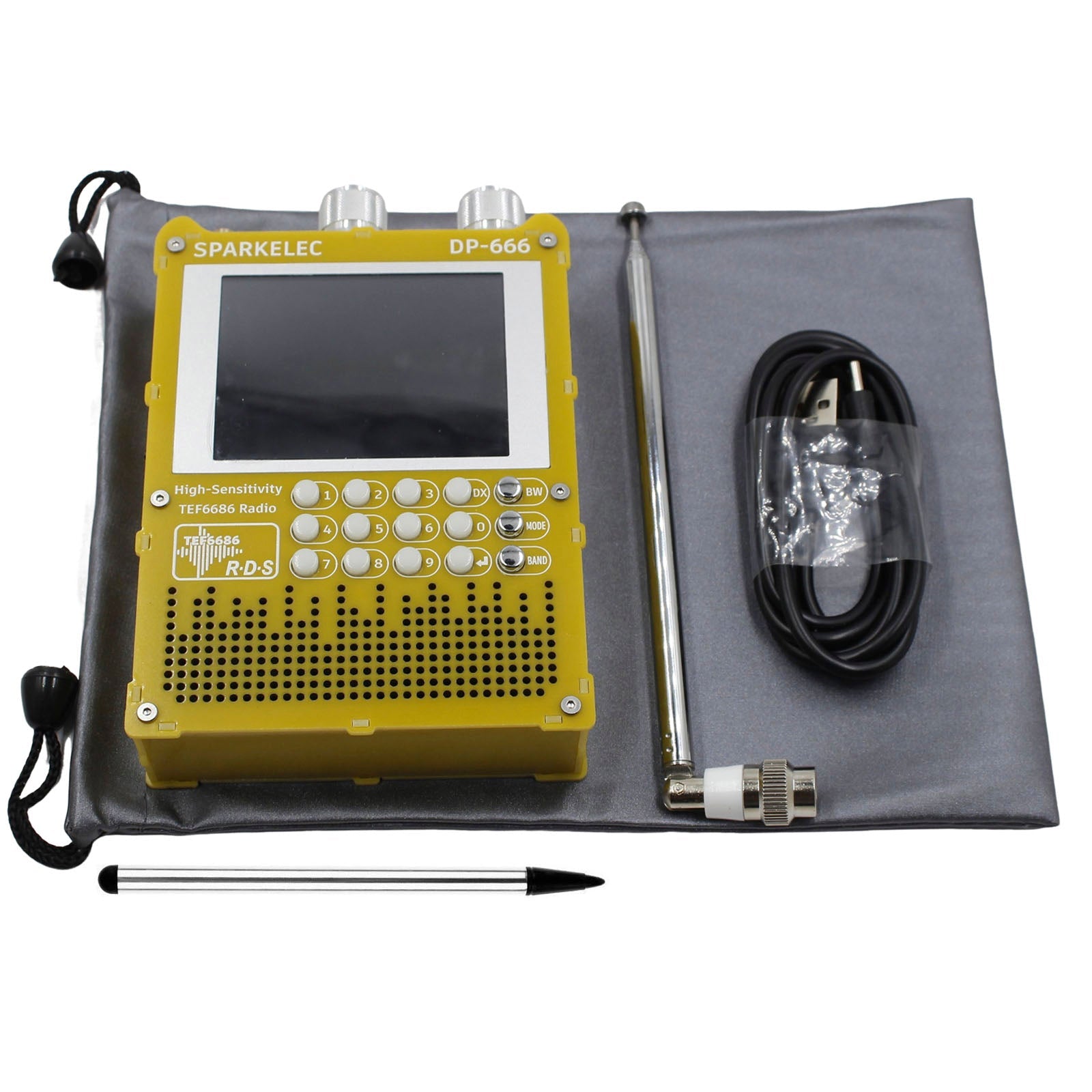 TEF6686 DSP Radio DP666 High Sensitivity Full Band LW MW SW 0IRT Shortwave Radio