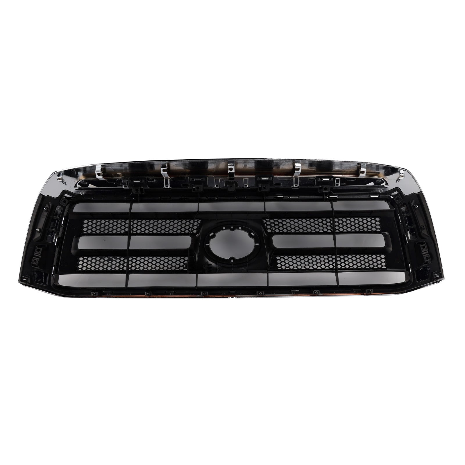 2010-2013 Fit Toyota Tundra Matte Black Chrome Front Bumper Grill Grille