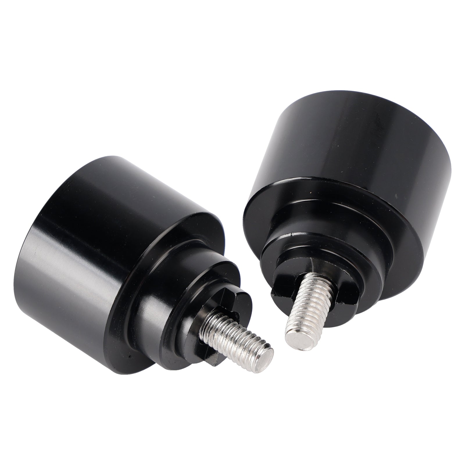 ALU Handle Bar End Weight Set Black For Honda CBR600 CBR900 VFR800 CTX700