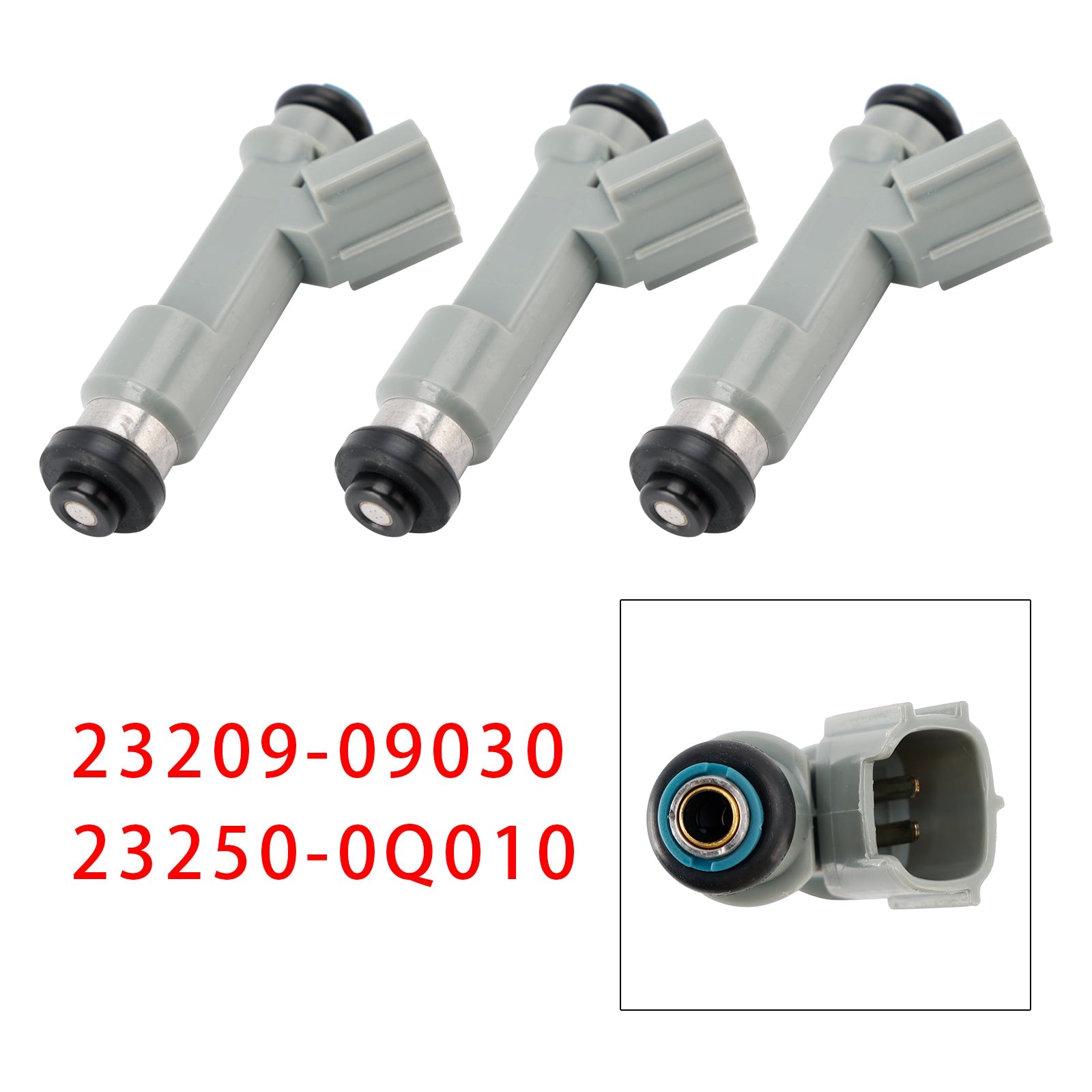 3Pcs Fuel Injector For Toyota Citroen Peugeot 1.0 23209-09030 23250-0Q010