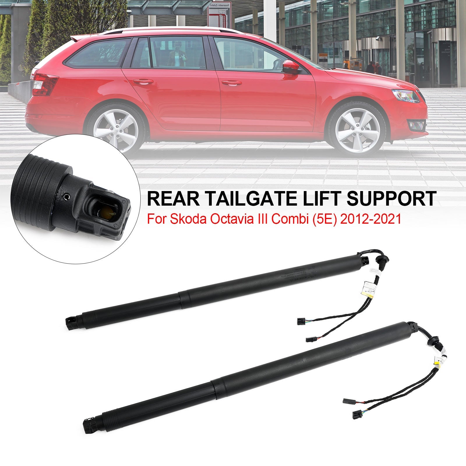 2012-2021 Skoda Octavia III Combi (5E) 2PCS Electric Tailgate Gas Strut 5E9827852F 5E9827851F