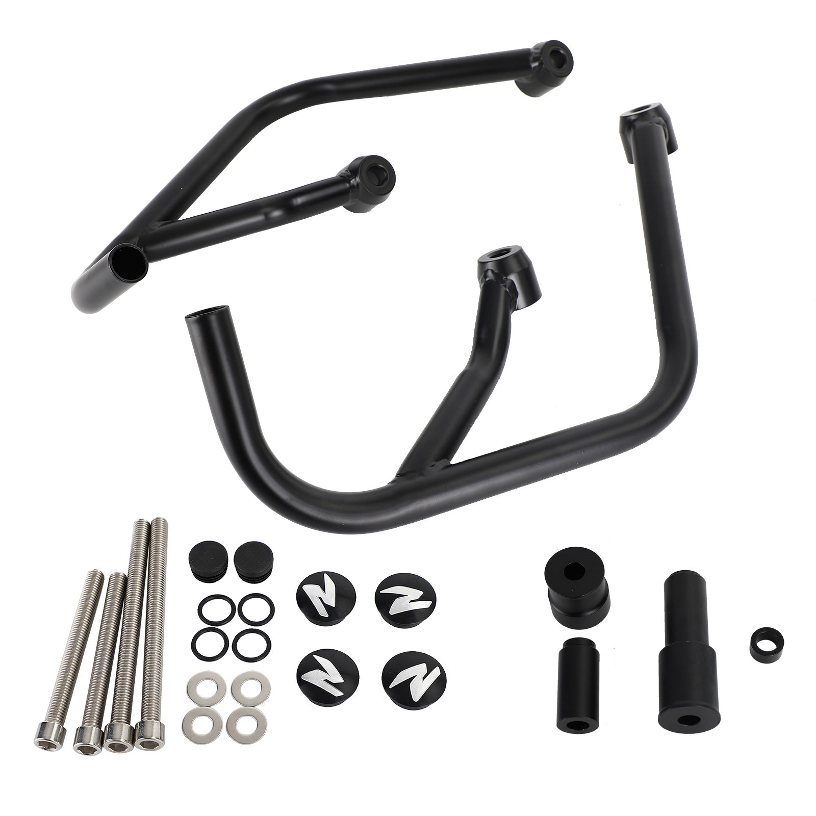 Engine Guards Frame Crash Bars Steel Black Fit For Bmw F900R F900 R 20-21