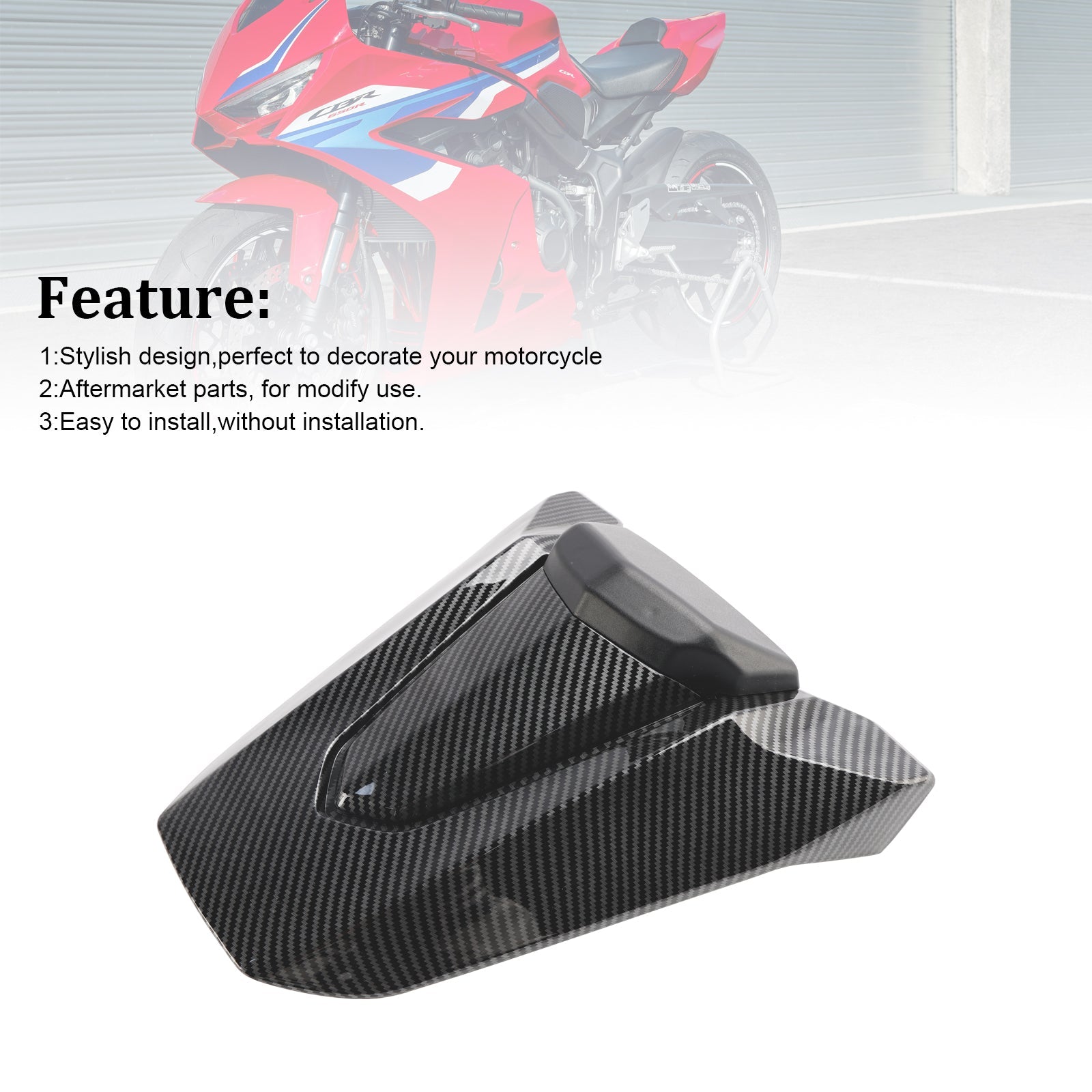2024-2026 Honda CBR650R CB650R Rear Tail Seat Fairing Cover