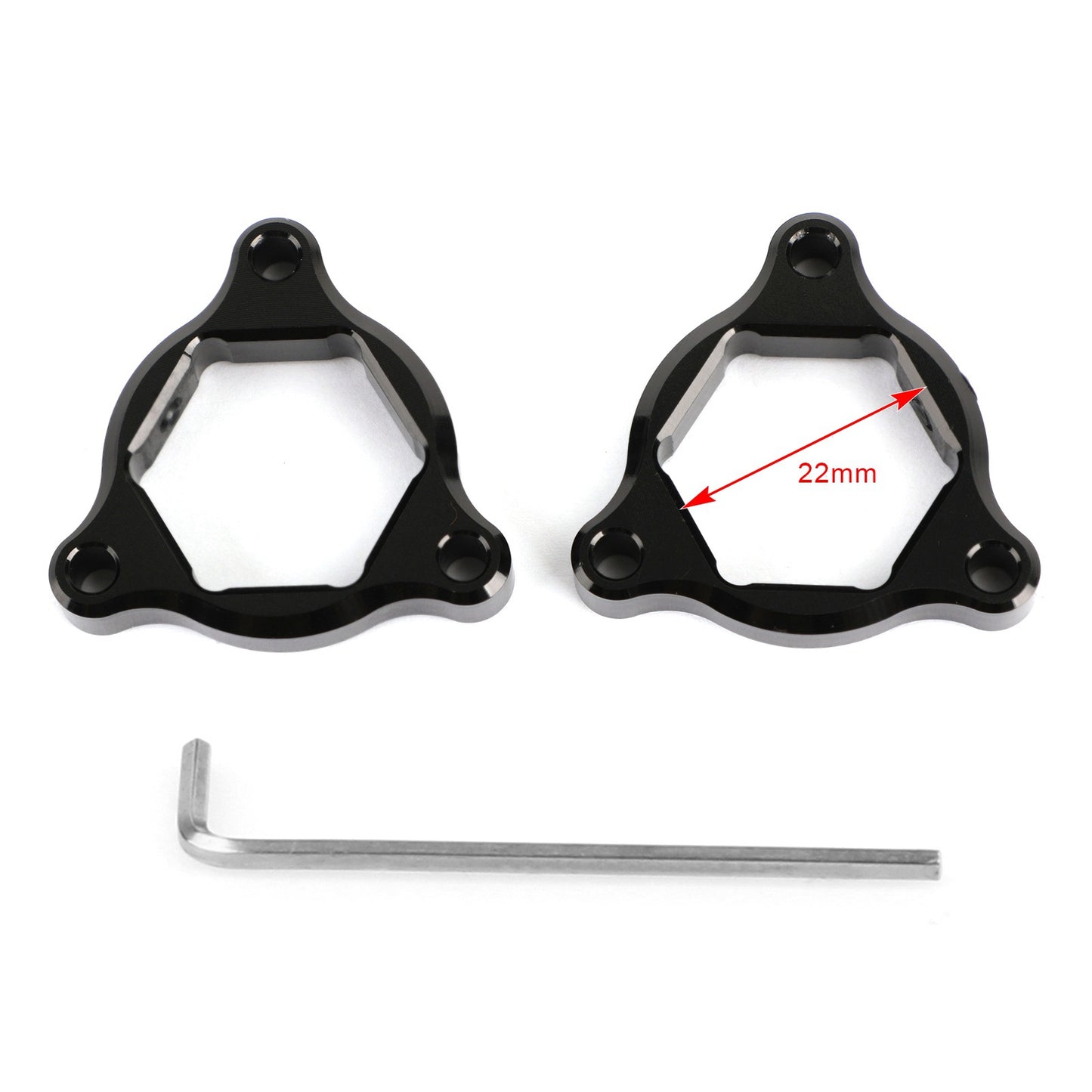 00-07 Honda CBR600RR CBR1000RR CBR 929 954 Fork Pre Adjusters Black 22MM