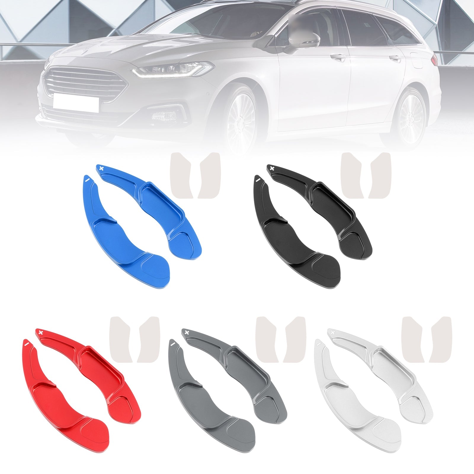 Steering Wheel Paddle Shifter For Ford Mondeo Edge Taurus 13-20 Aluminium