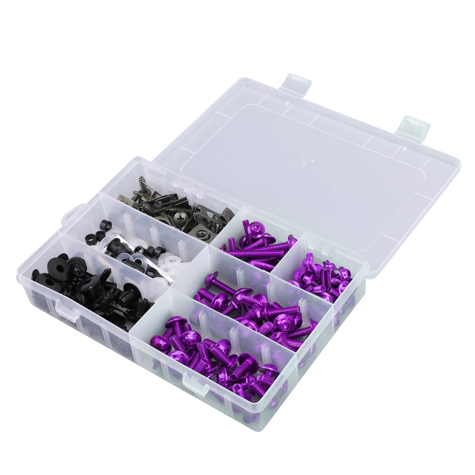 Purple Fairing Bolts Screws Bodywork Kit For Yamaha YZF R6 R1 R3 R25 FZ07 FZ09