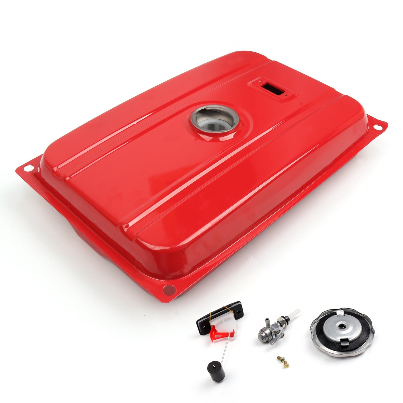 Universal FITS EC2500 5 US Gallon Generator Gas Tank Fuel Filter Cap Gauge Petcock