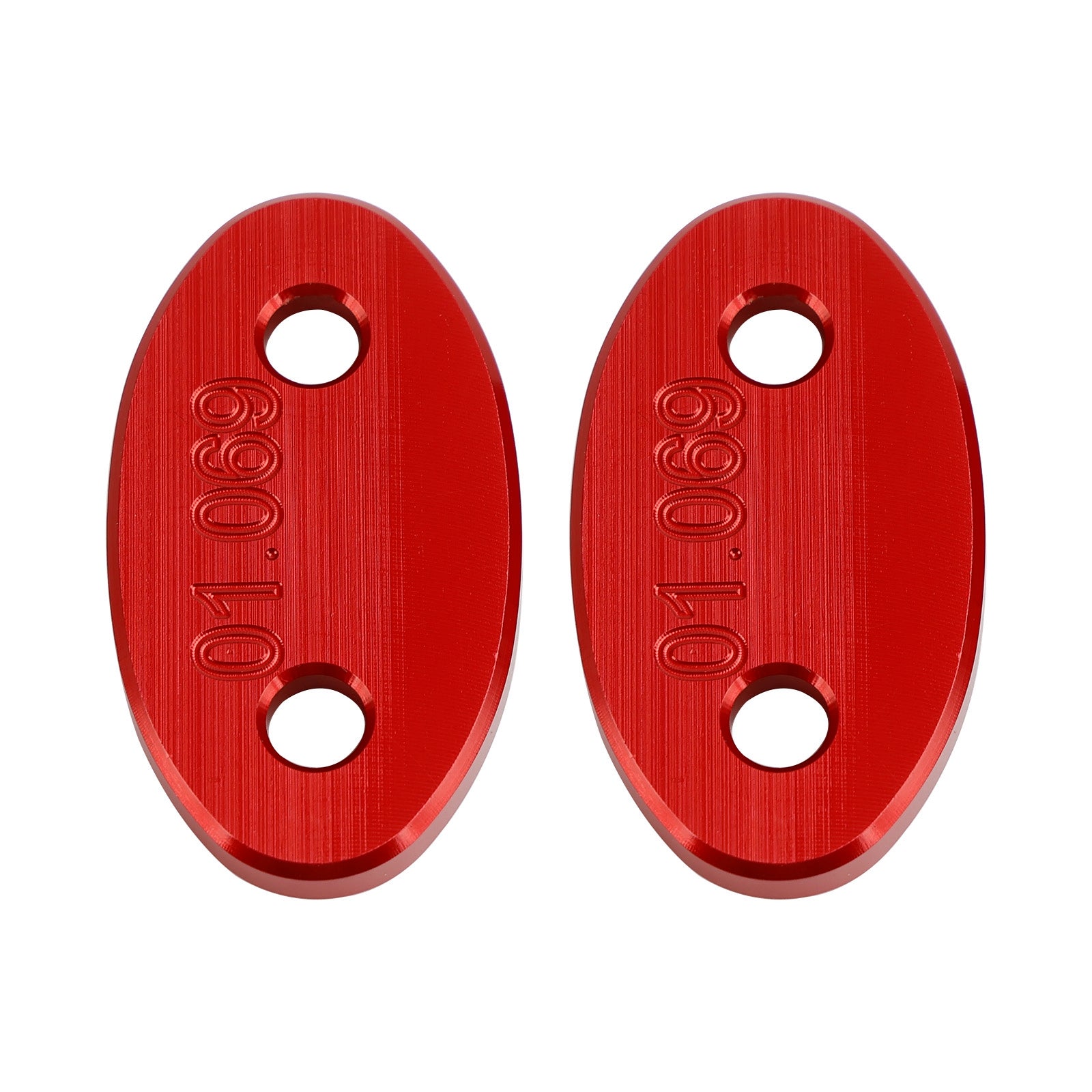 ALU mirror delete blanking block off plates fits Yamaha YZF-R1 of the years 2007-2014