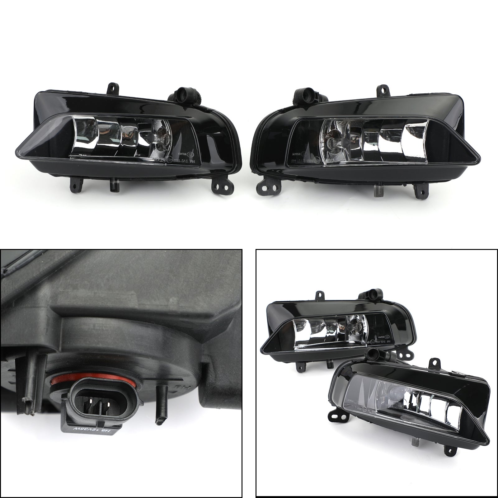 2013 2014 2015 2016 AUDI S5 A5-S Line Pair Front Light Halogen Fog Lamp Generic