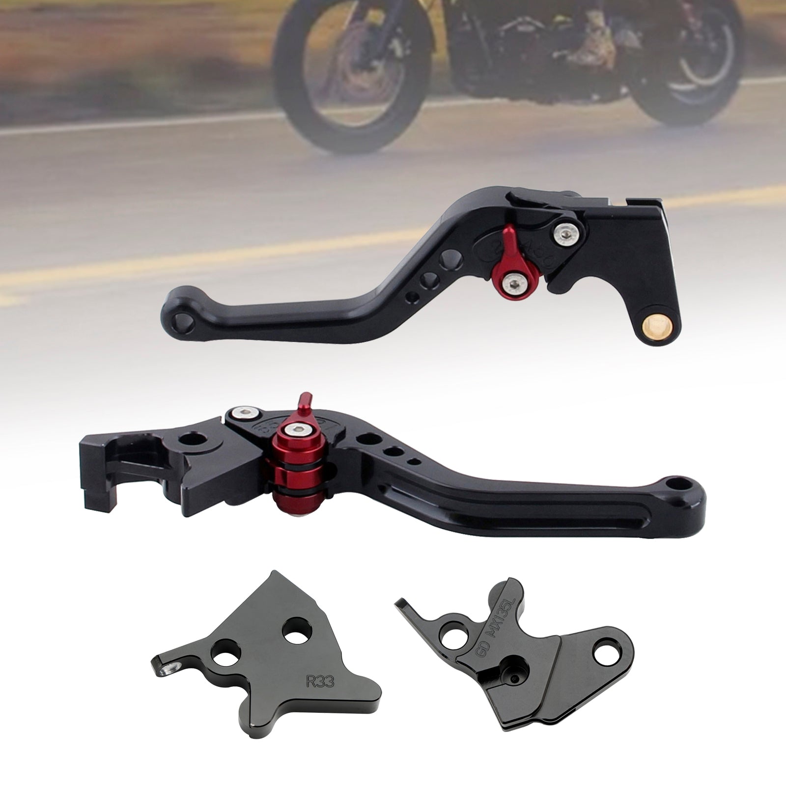 2005-2014 YAMAHA YBR125 NEW Short Clutch Brake Lever