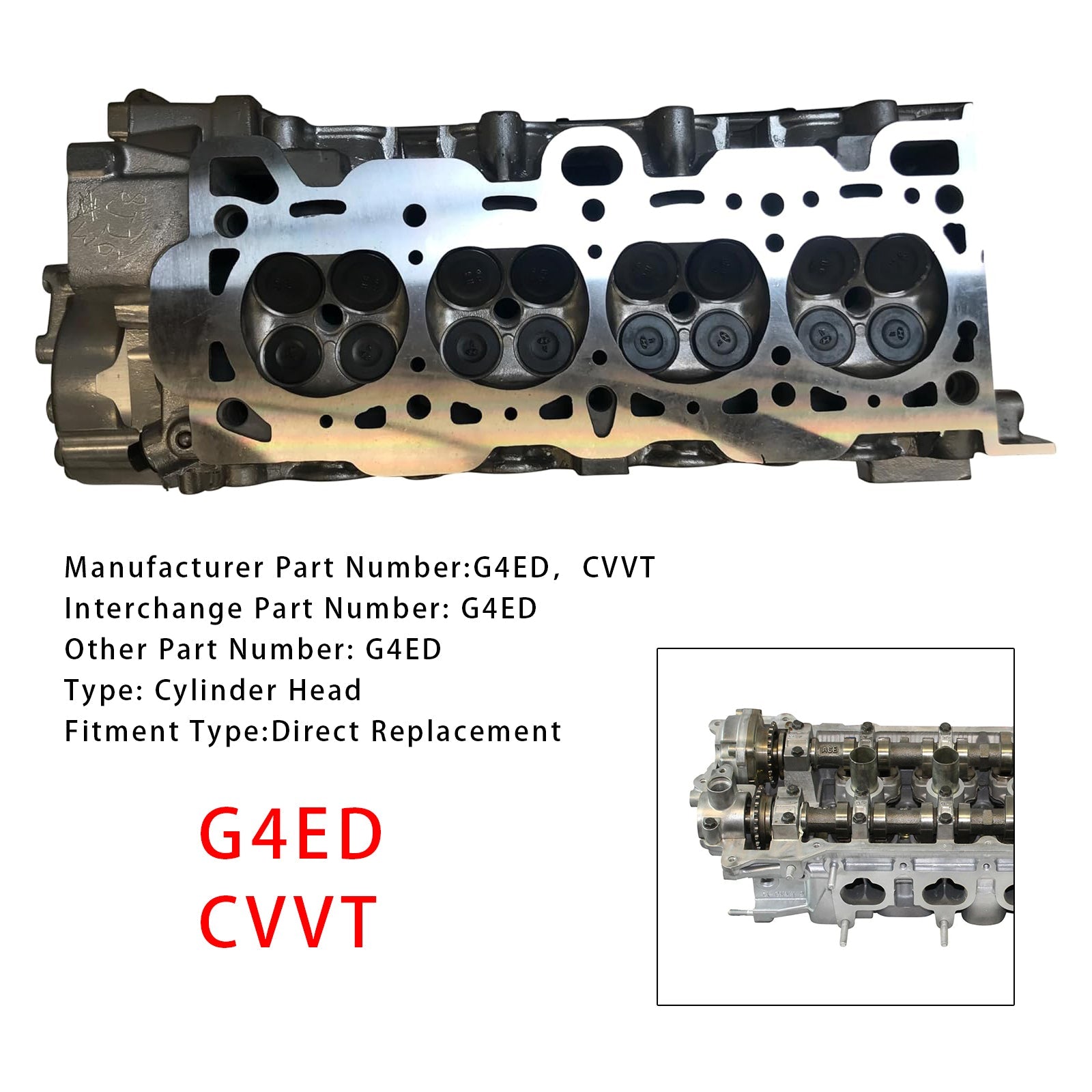 2006-2011 Kia Rio5 Brand New G4ED Cylinder Head