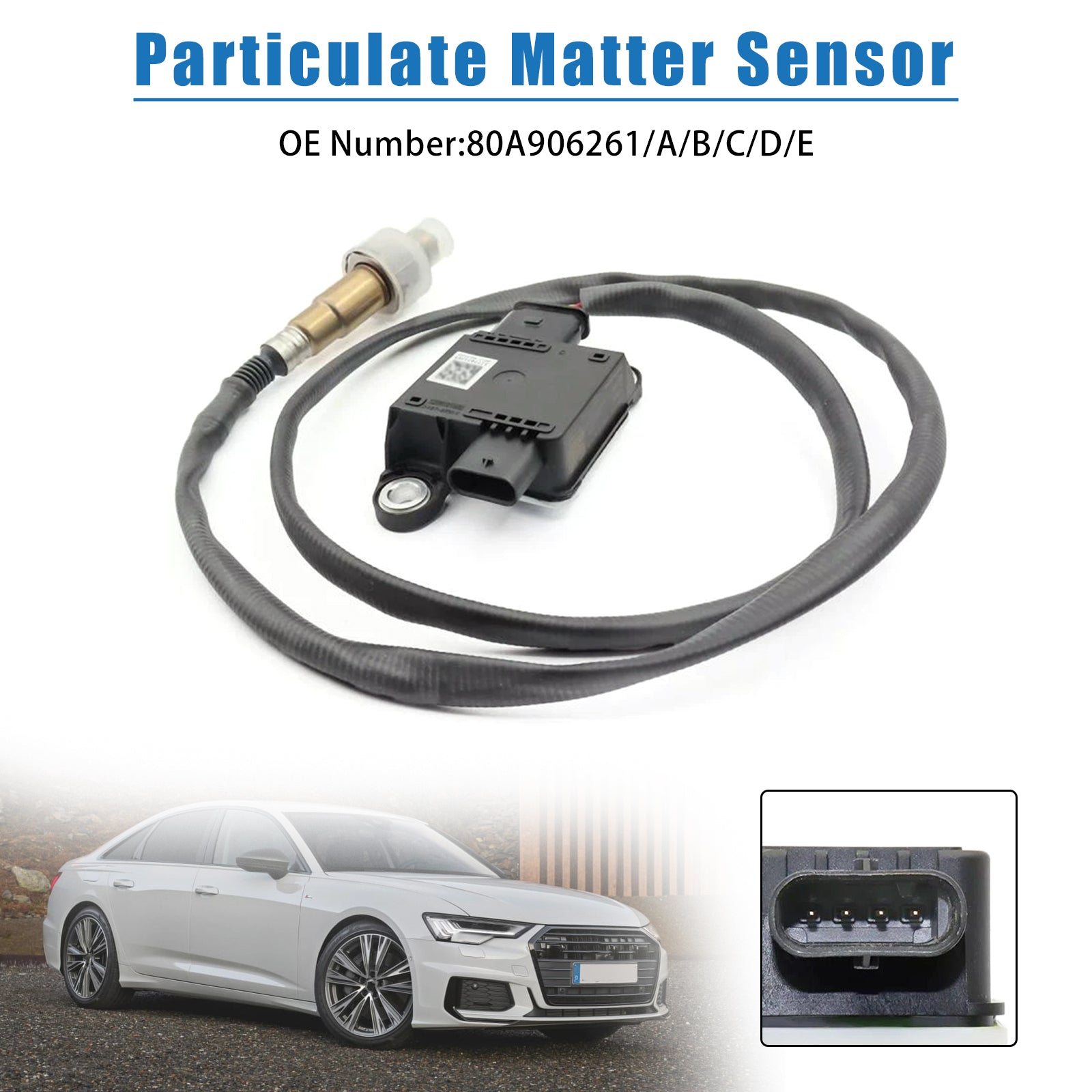 2017-2020 For Audi Q5 A7 C8 A6 2.0 TDI Particulate Matter Sensor 80A906261E