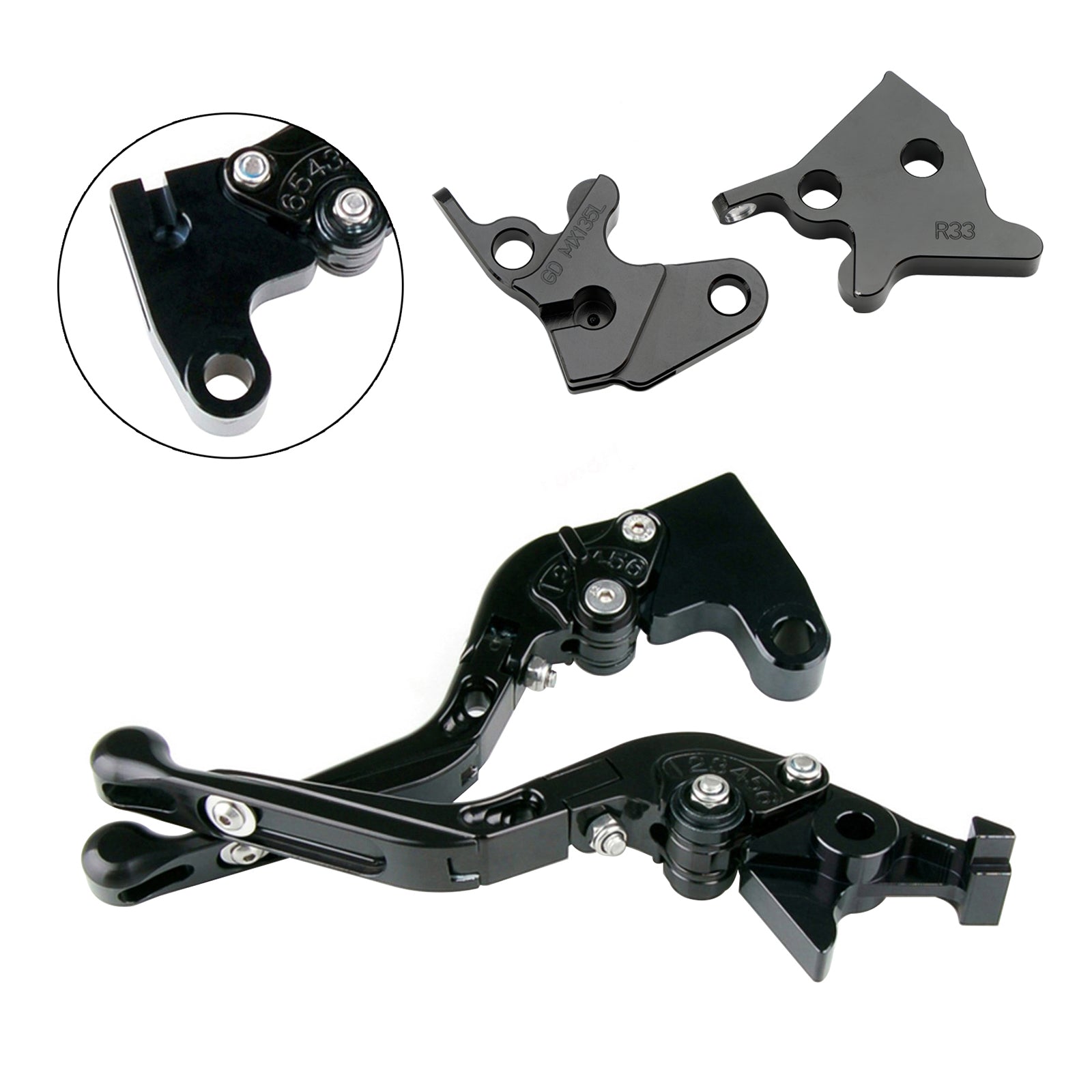 2005-2014 YAMAHA YBR125 Adjustable Clutch Brake Lever