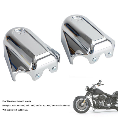 08-20 Softail FLS FLSTN Bar Shield Rear Axle Covers Swingarm