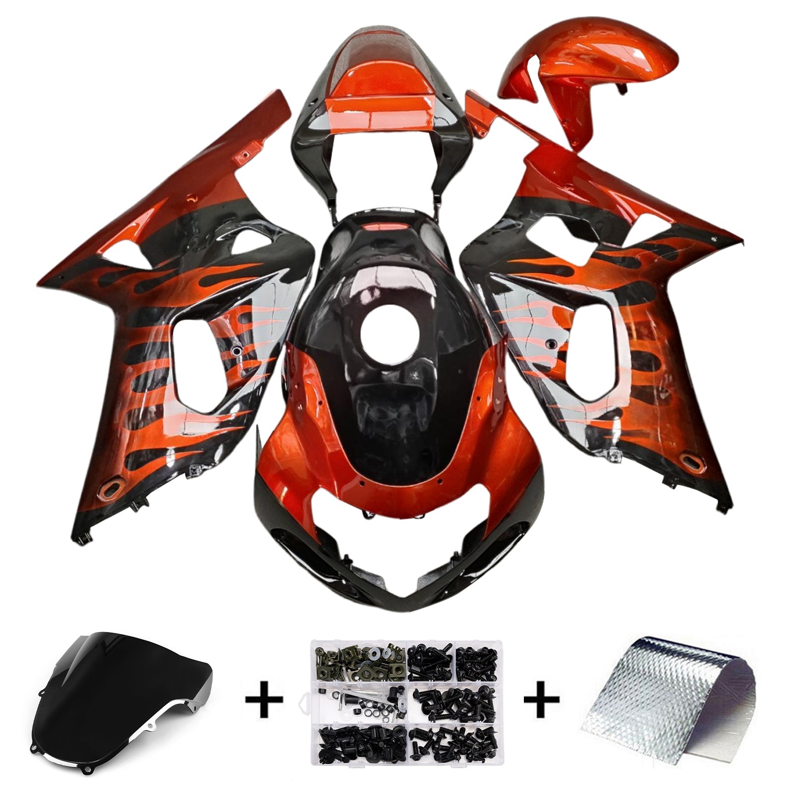 Injection Fairing Kit Bodywork For Suzuki GSXR600 2001-2003 GSXR750 2000-2003 K1