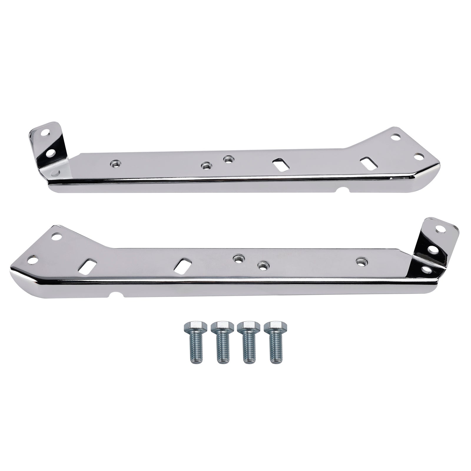 Pair Saddlebag Rail Support Holder 90718-79C For Touring Road Glide Flt 85-08