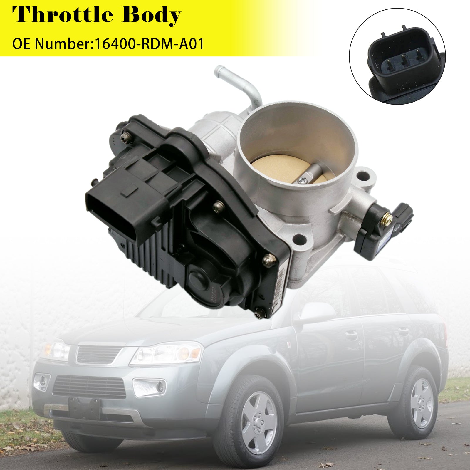 Throttle Body 16400-RDM-A01 For Acura MDX 3.5L 2004-2006 Saturn Vue 3.5L 2004-2007