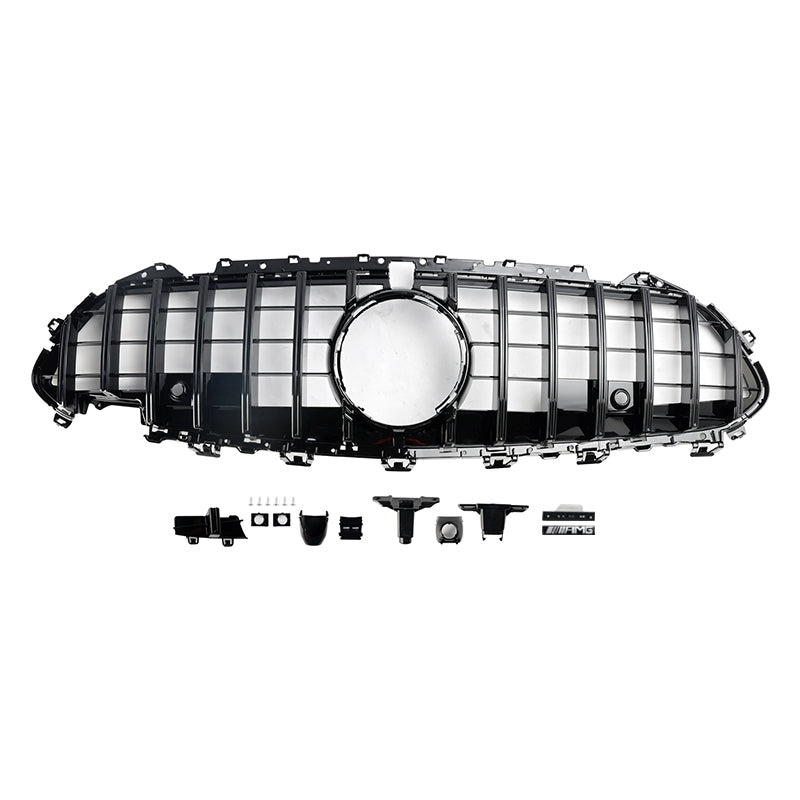 2018 2019 2020 2021 2022 2023 2024 Mercedes CLS C257 W257 Coupe Black Front Bumper Grill Grille