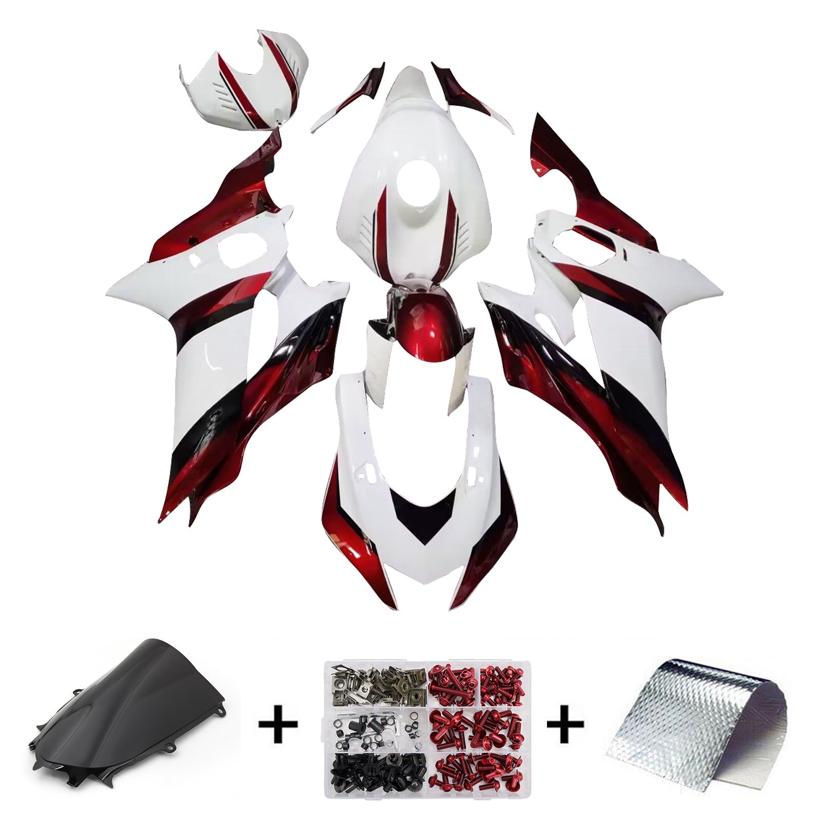 Injection Fairing Kit Bodywork Plastic ABS fit For Yamaha YZF-R6 2017-2023
