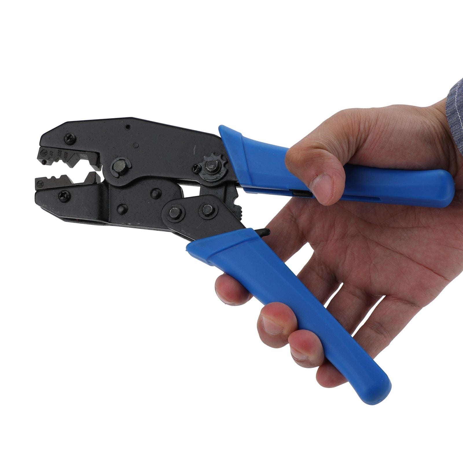 Professional Hex Crimping Tool Coaxial Cable Multifunctional 9" Compression for F-pin/Coax/BNC SMA Connectors RG Types