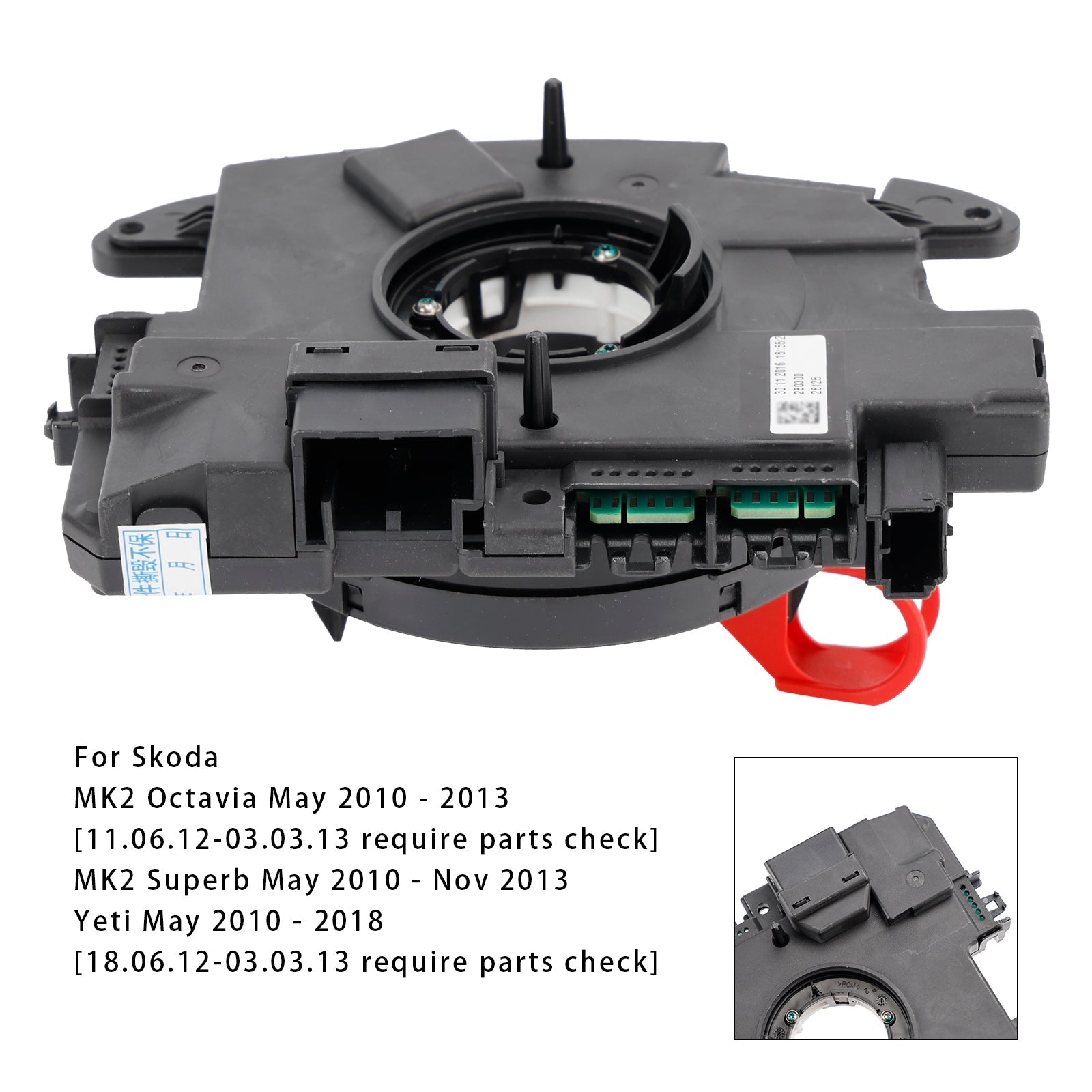 2010-2015 VW Touran AirBag Spiral Cable Clock Spring