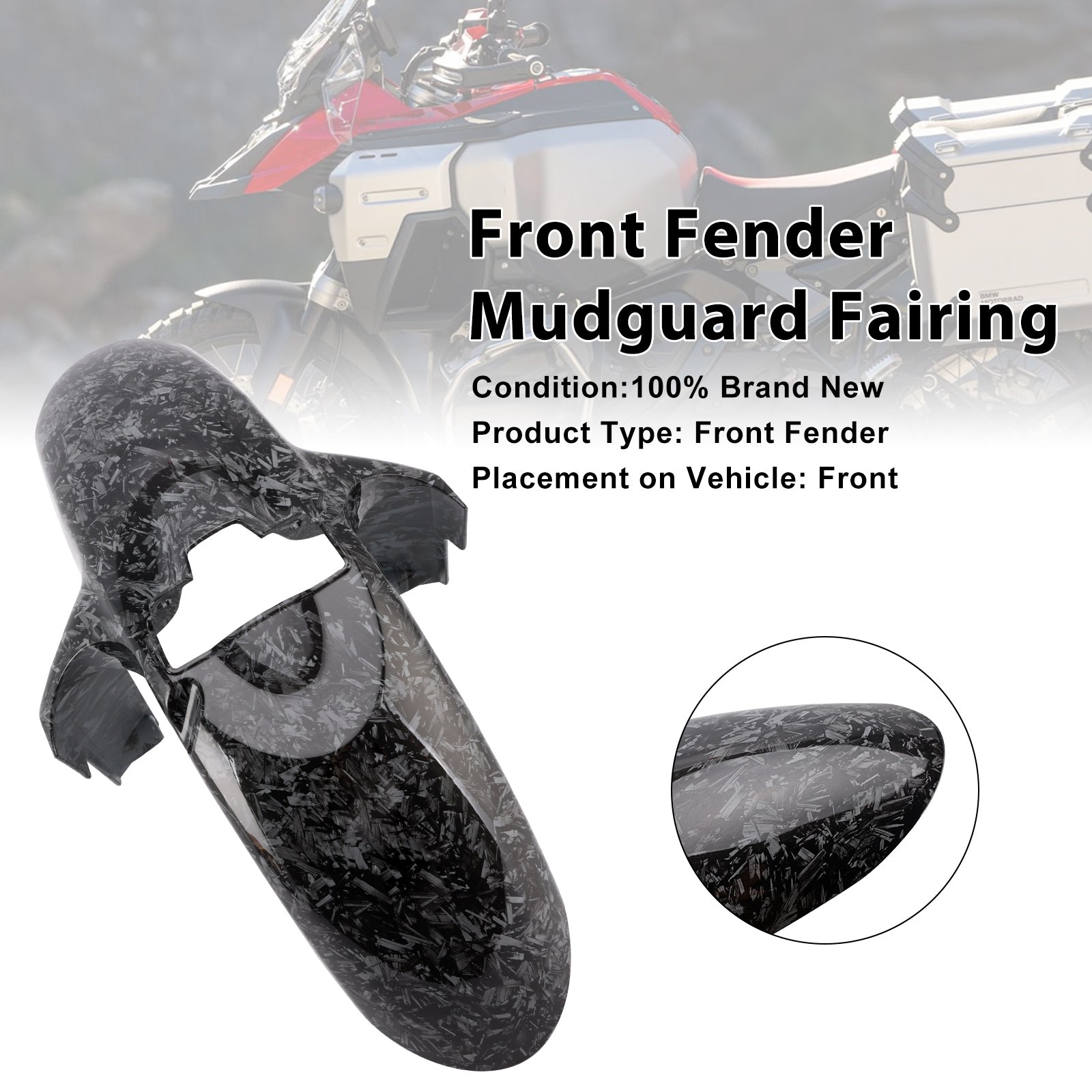 2024-2025 BMW R1300GS Front Fender Mudguard Fairing