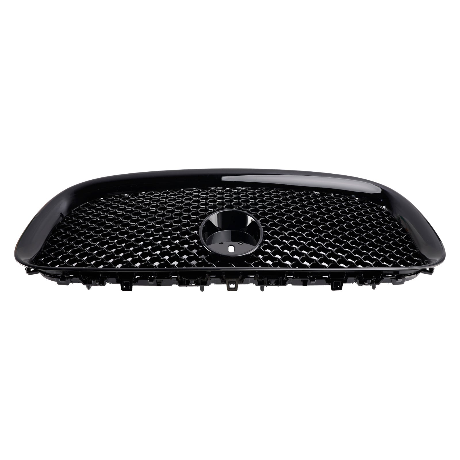 2012-2015 Jaguar XF XF-R Style Front Bumper Grill Grille Gloss Black