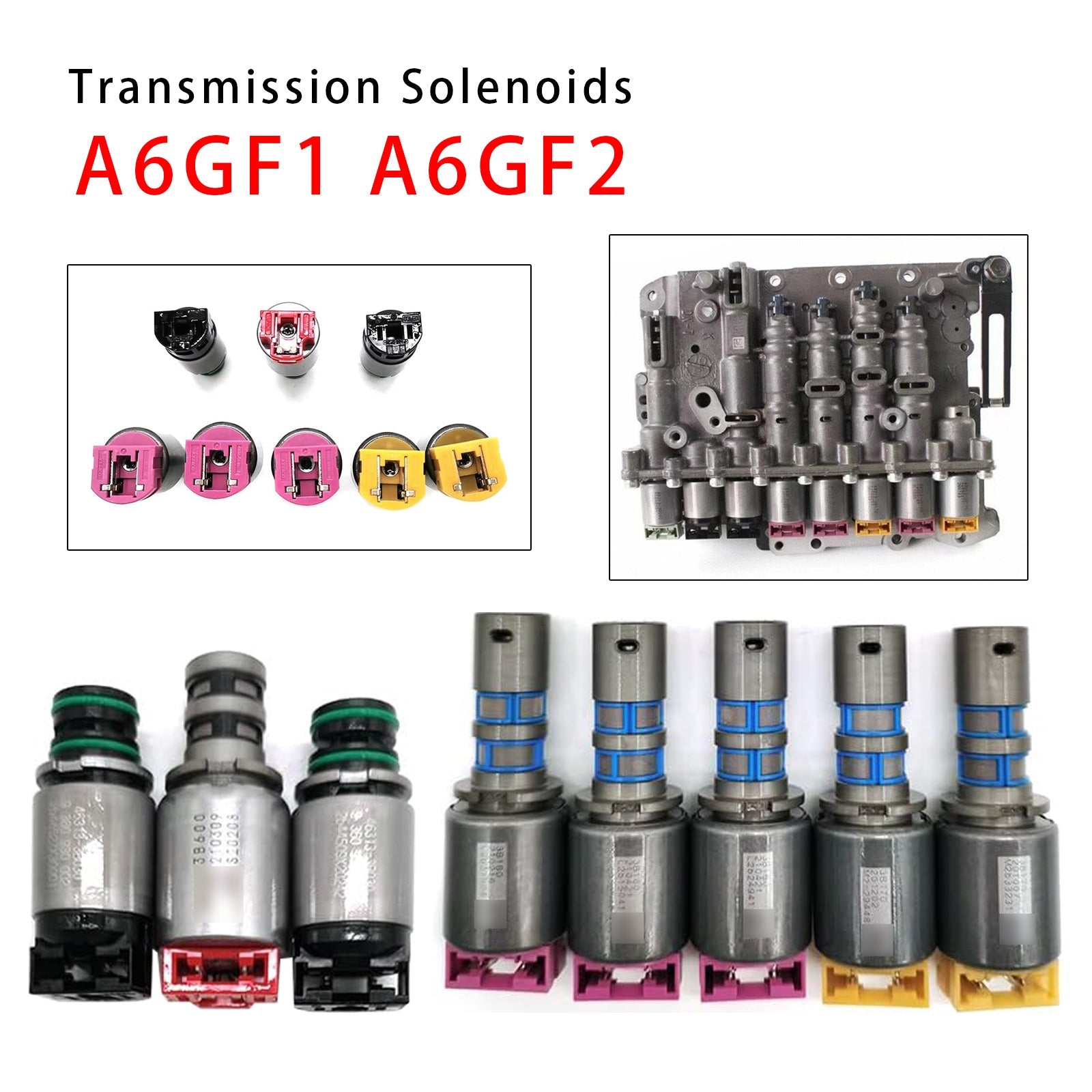 2011 KIA FORTE 1.6L 8PCS A6GF1 A6GF2 Transmission Solenoids Kit