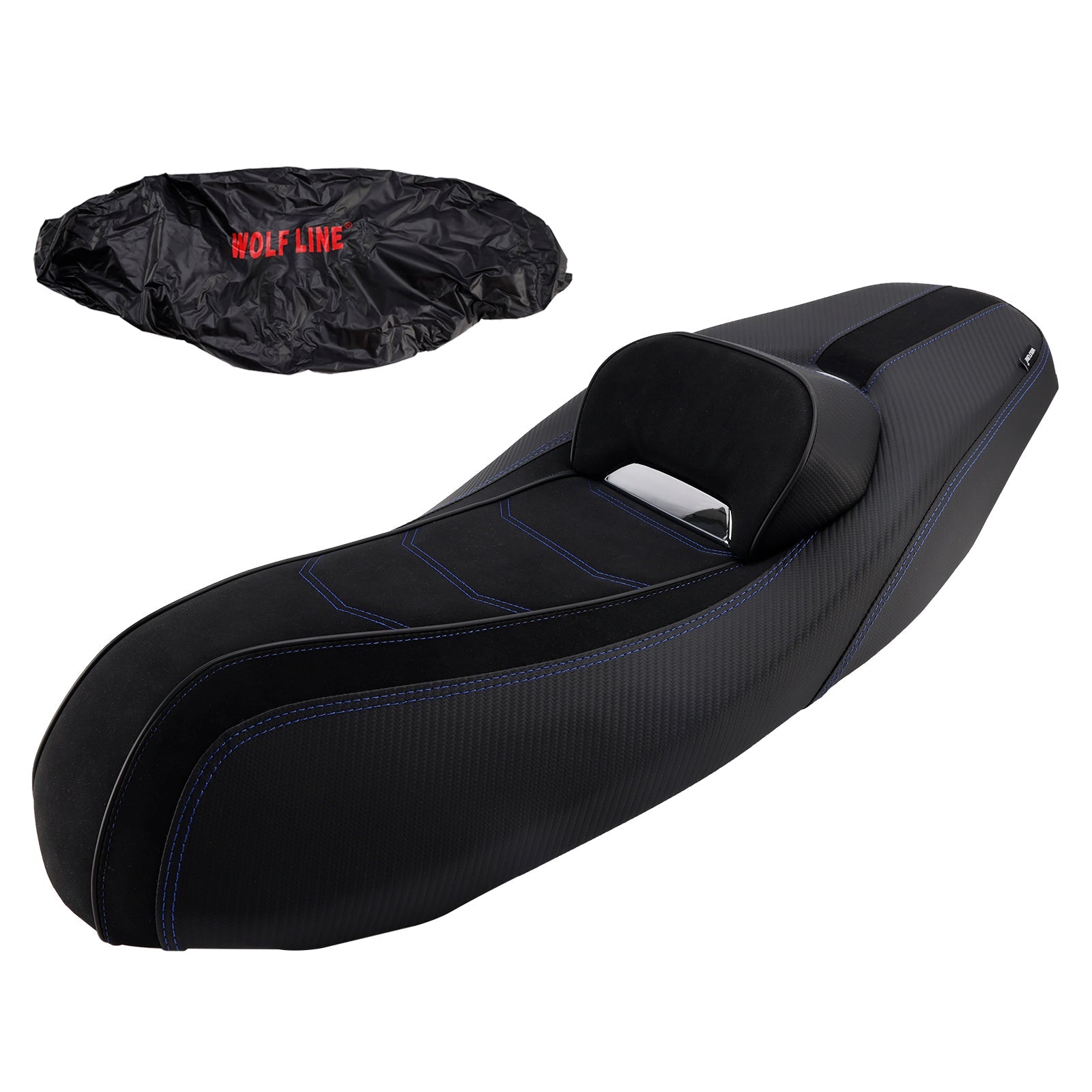 2020-2023 Fit For Yamaha Nmax155 N-Max 155 Front Raider Seat Driver Cushion Pu Blue