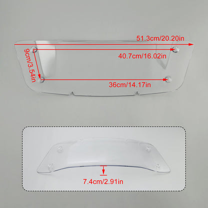 23-24 CVO Street Glide FLHXSE Windshield WindScreen Wave