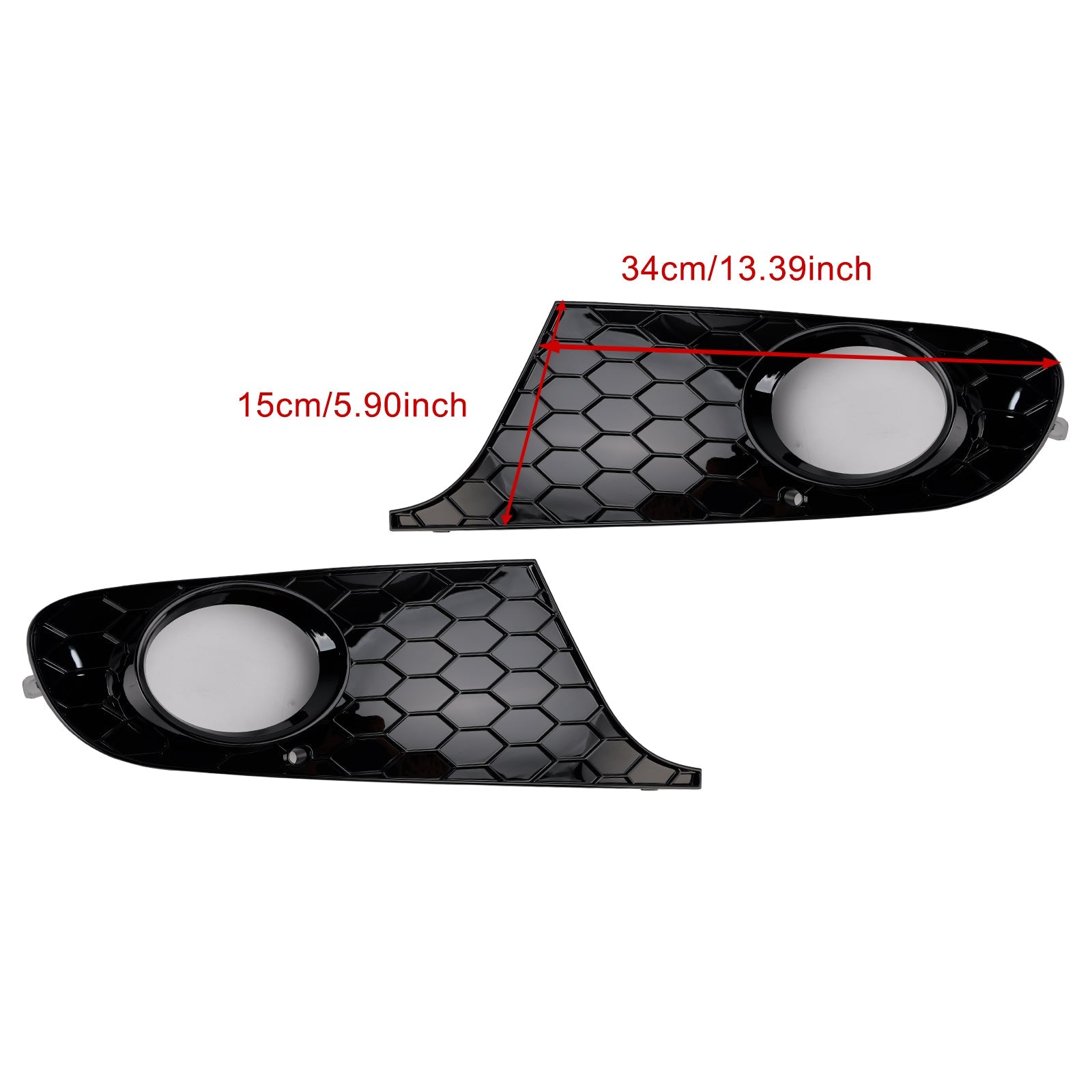 2009-2013 VW MK6 Golf Jetta 2PCS Fog Light Cover Grille Grill 5K0853666