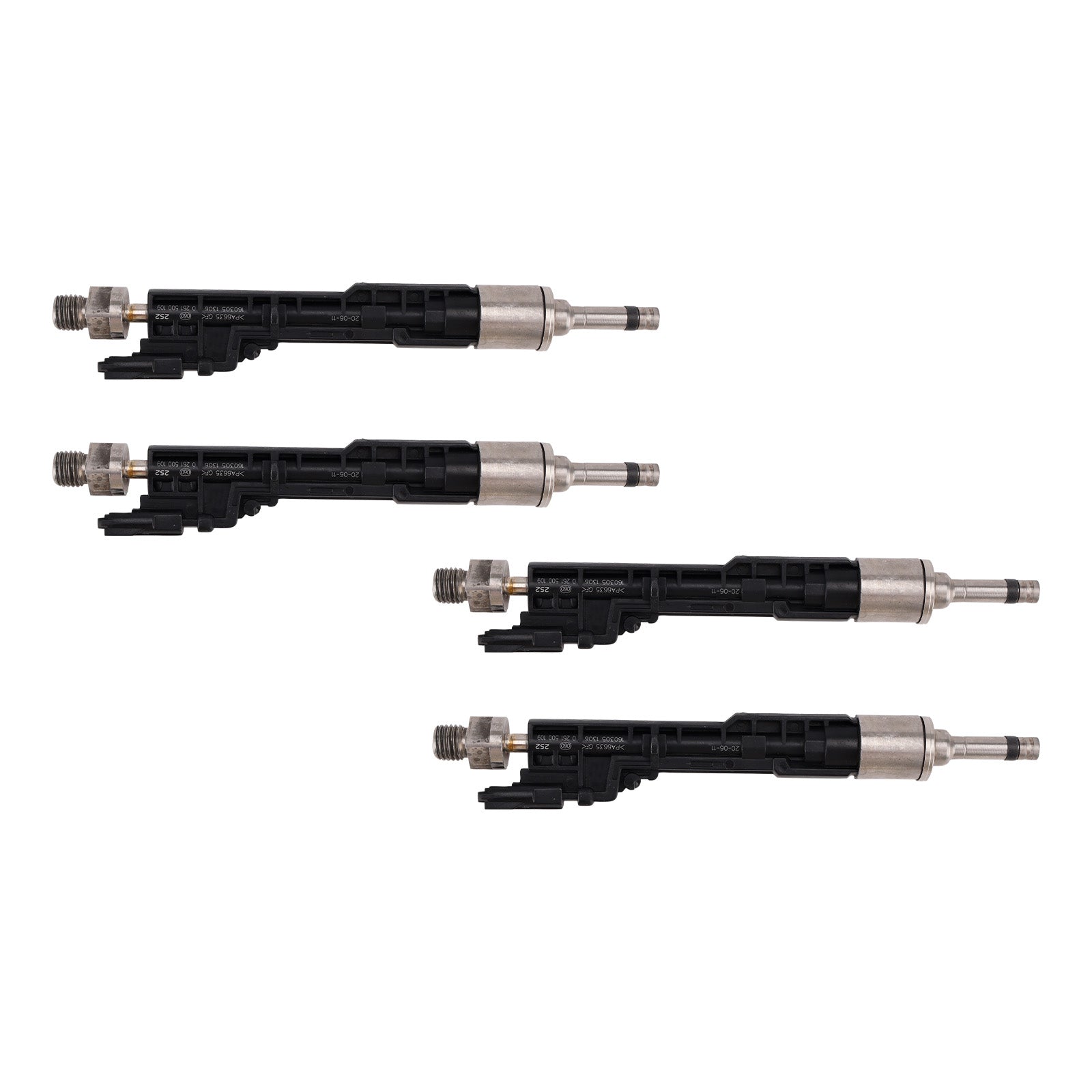 4Pcs Fuel Injector For BMW 5 Series 2011-2016 X5 2011-2013 0261500109