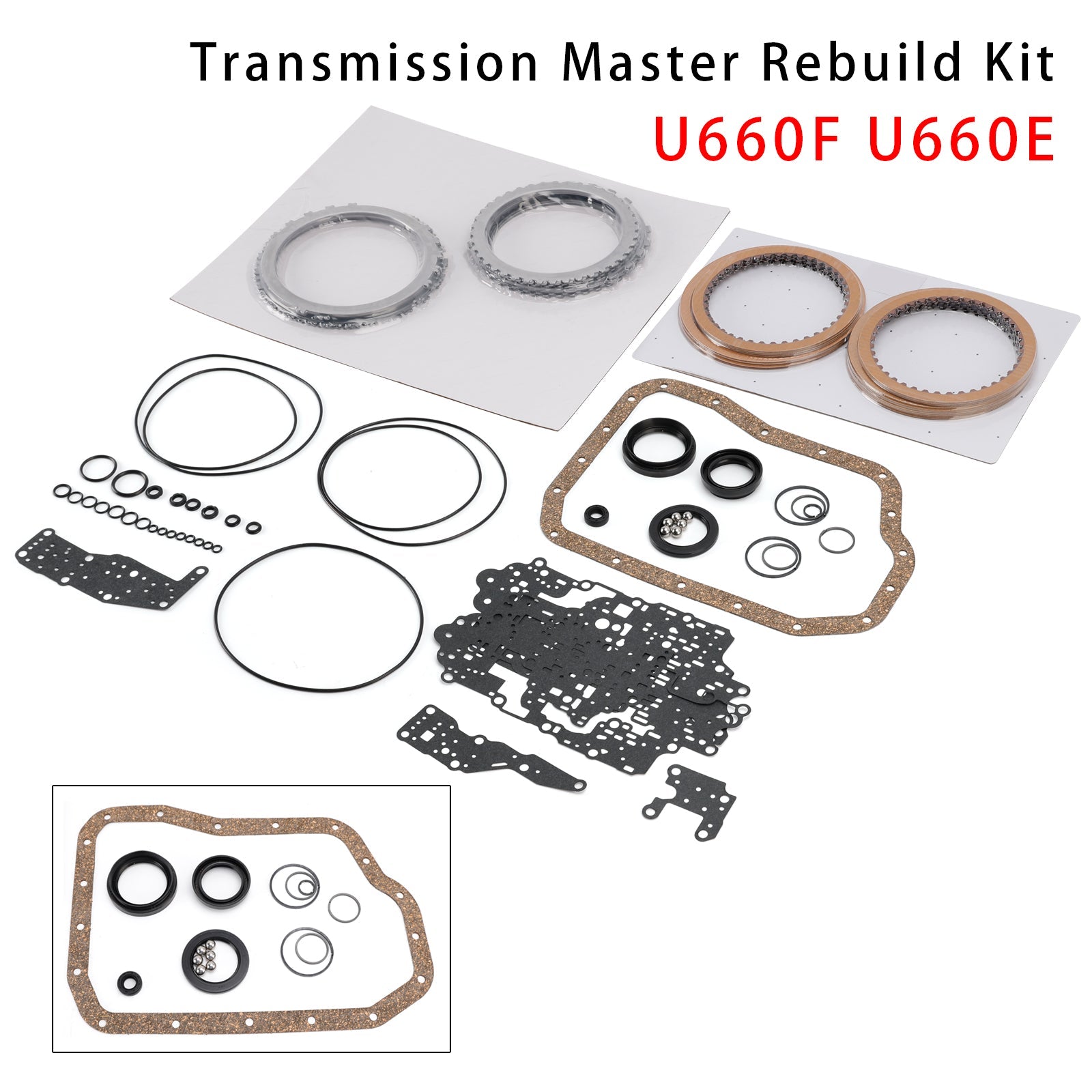 2007-2009 For ES350, RX350 3.5L Transmission Master Rebuild Kit Set U660F U660E