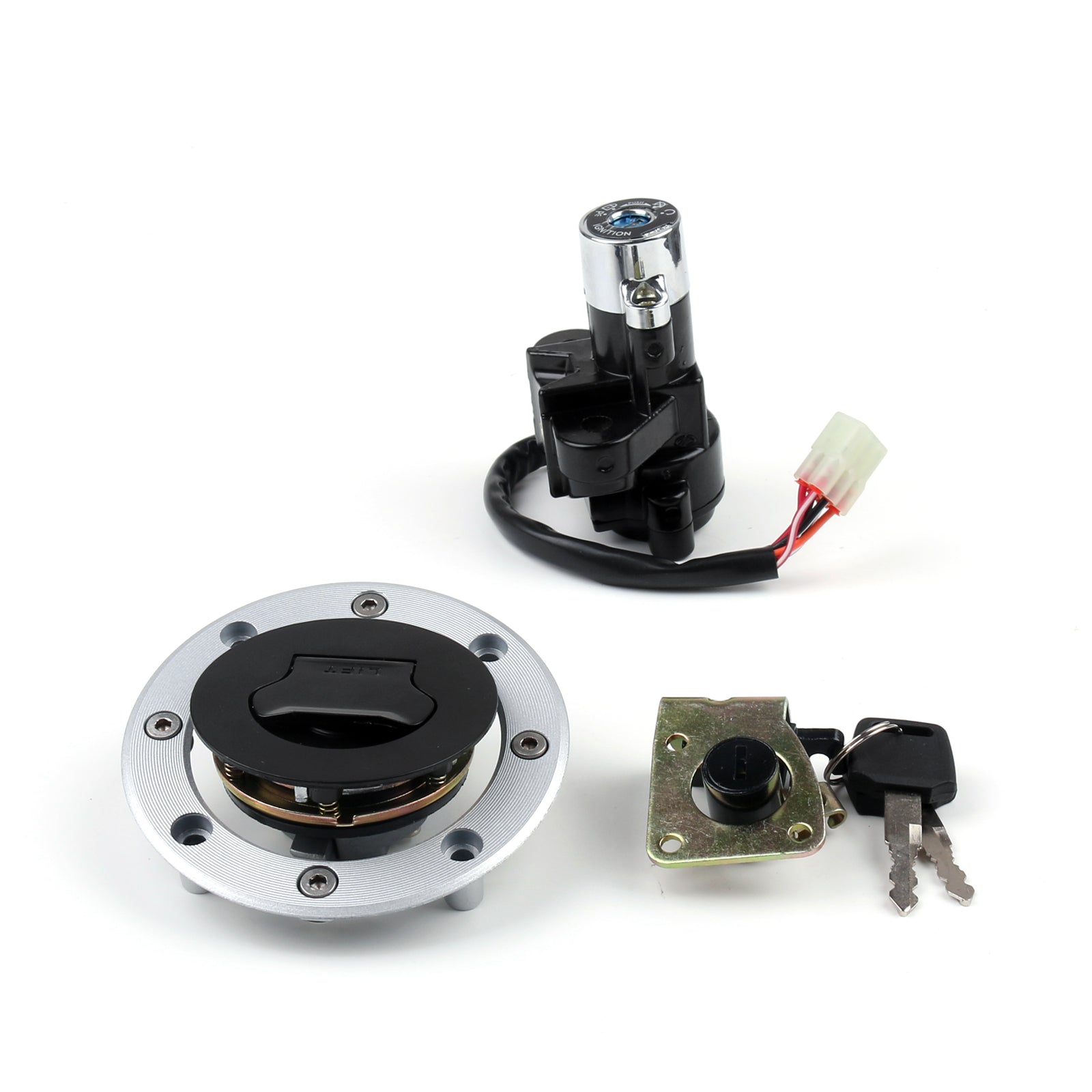 1997-2000 Suzuki GSX-R 600 Ignition Switch Fuel Cap Seat Lock Set