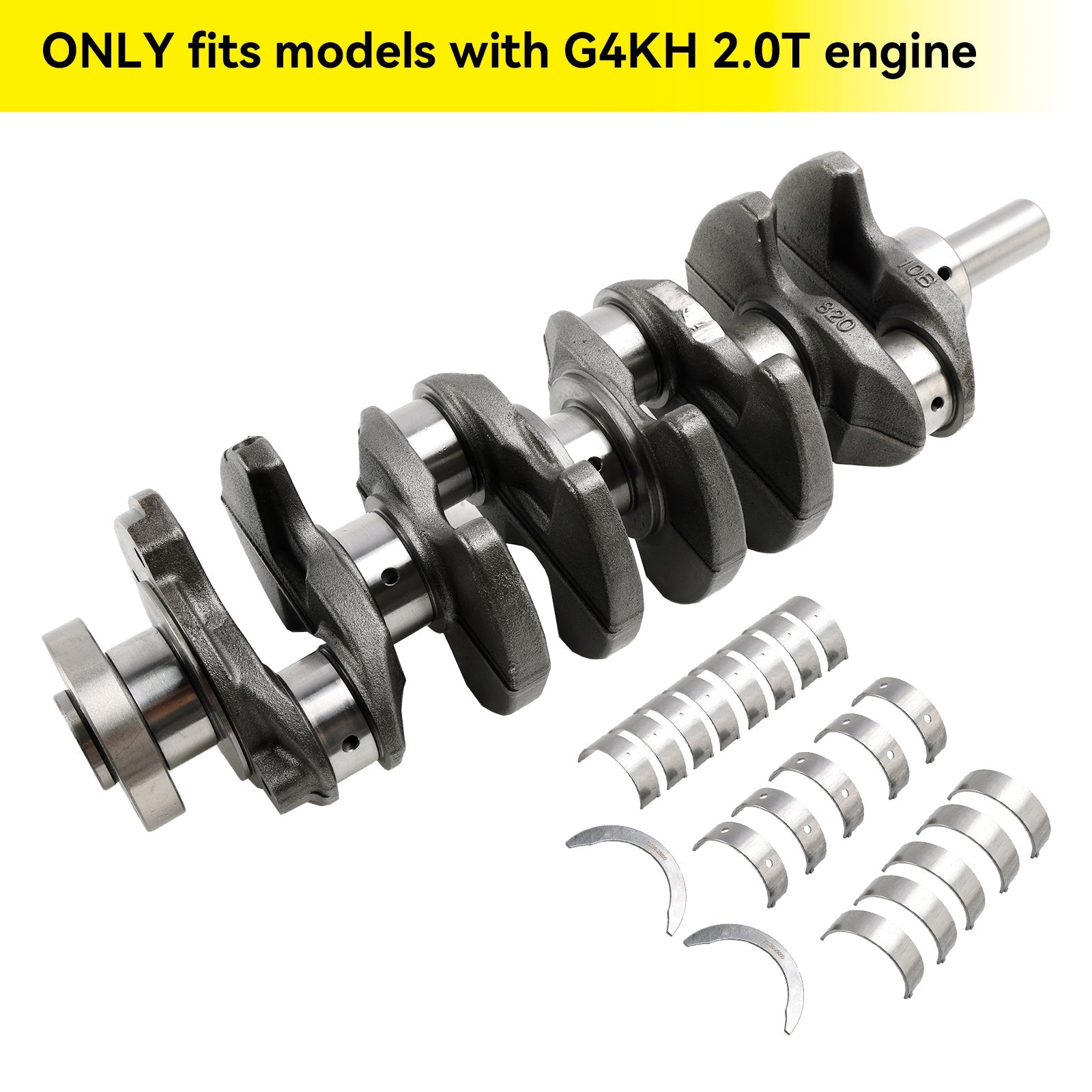 2011-2014 Hyundai Sonata Limited Sedan 4-Door G4KH Crankshaft+Main & Rod Bearing Kit 23111-2G40