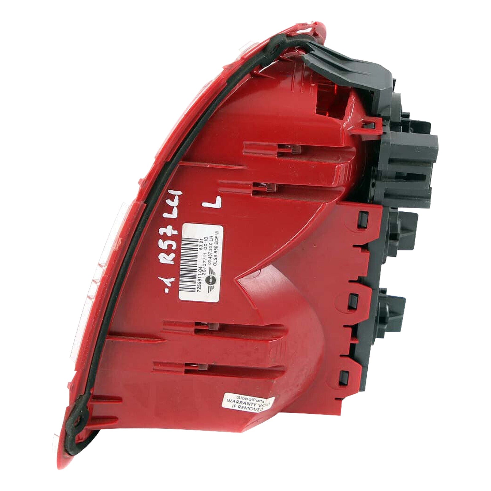 05/2010-6/2015 MINI Cabrio R57 LCI Rear L+R Tail Light 63217255909 63217255910