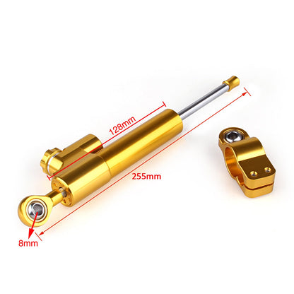 Universal Motorcycle CNC Adjustable Steering Damper Stabilizer Top