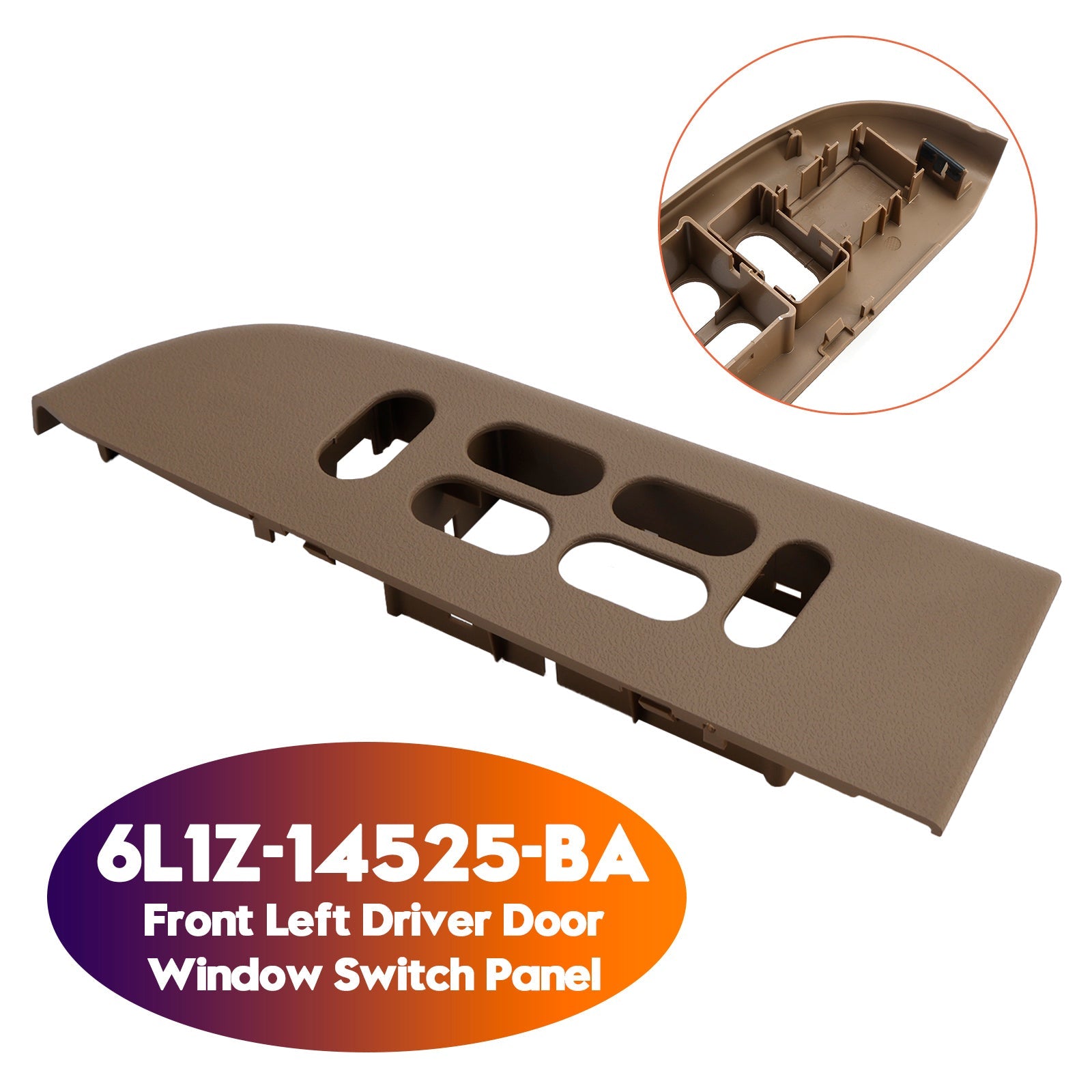 2003-2006 Ford Expedition Front Left Driver Door Window Switch Panel 6L1Z-14525-BA
