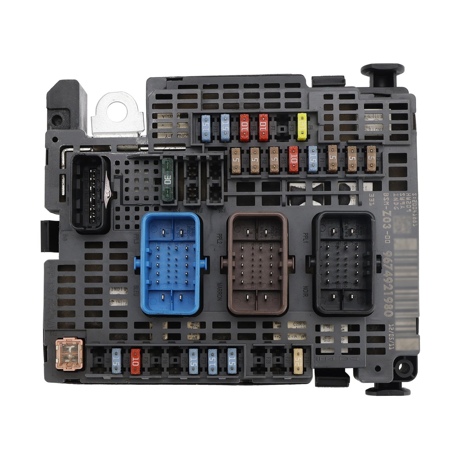 For Peugeot 508 Citroen Engine BSM Control Unit Fuse Box 6500KH 9674921980 Z03