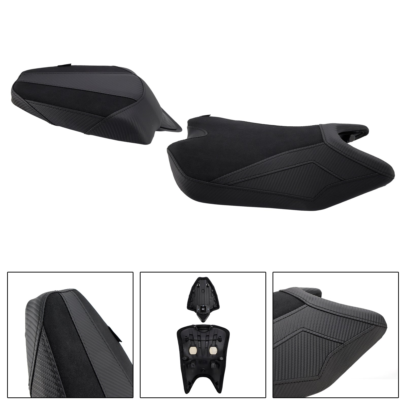 2024-2025 For Aprilia Rs457 Rs 457 Driver&Passenger Seat Kit Cushion Pu Fit Red