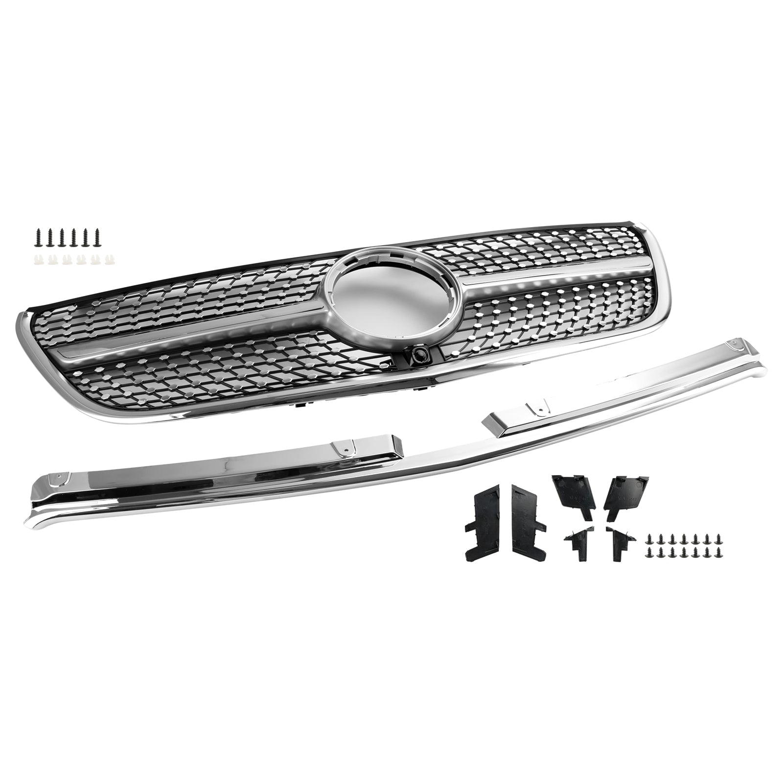 2015 2016 2017 2018 2019 Vito W447 Mercedes GT Stlye Diamond Front Bumper Grill Grille