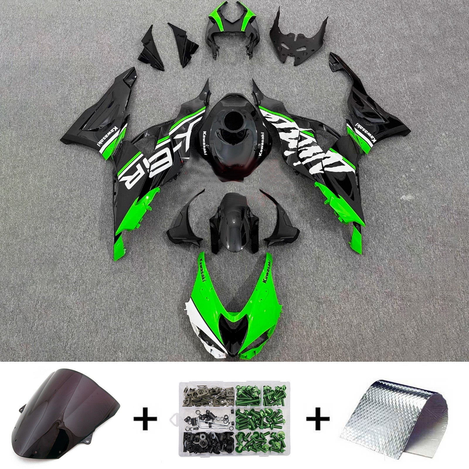 Injection Fairing Kit Bodywork Plastic ABS fit For Kawasaki ZX-6R 2024-2025